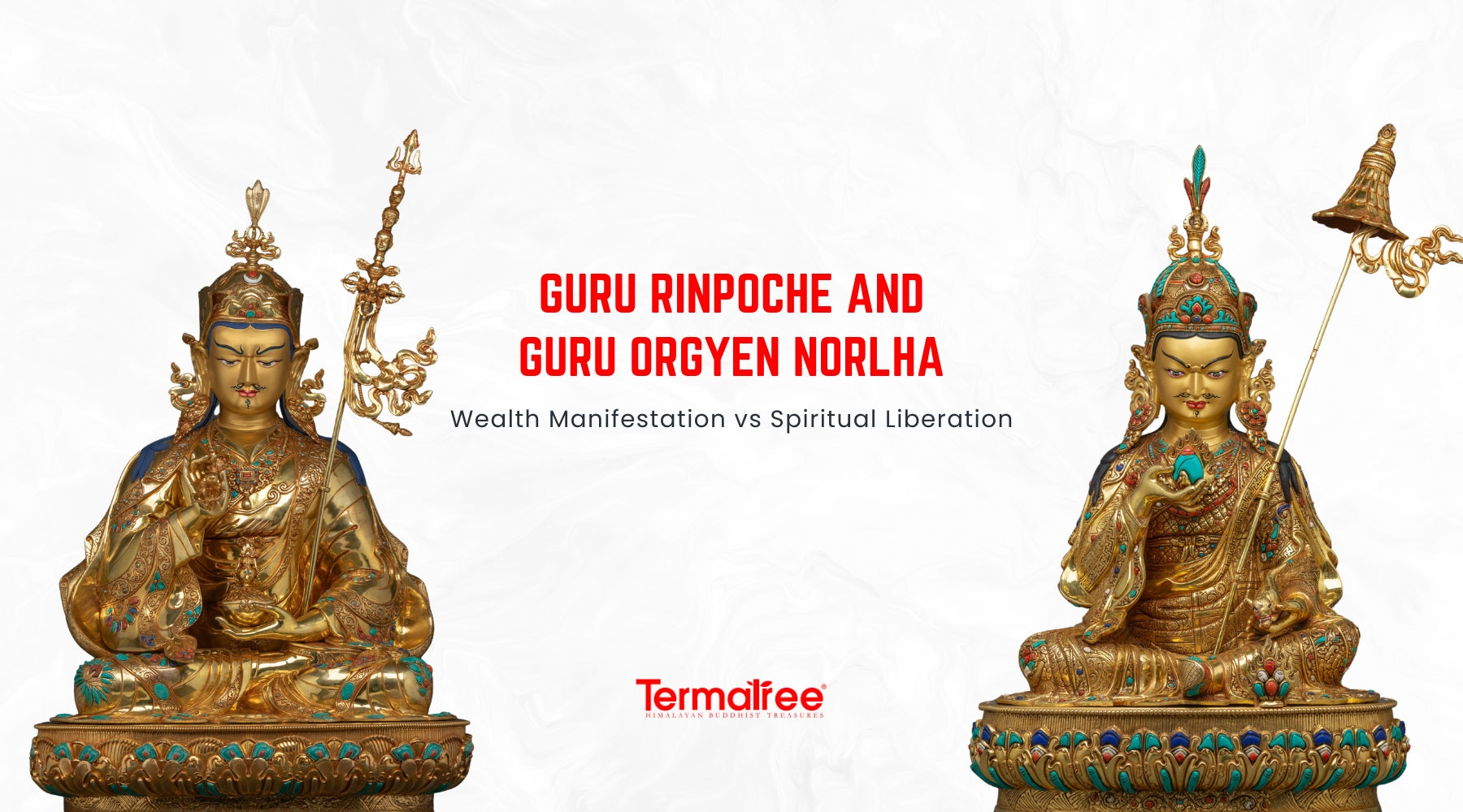 One such manifestation and enlightened aspect of Guru Rinpoche is Guru Orgyen Norlha, the wealth-bestowing aspect of Guru Rinpoche.