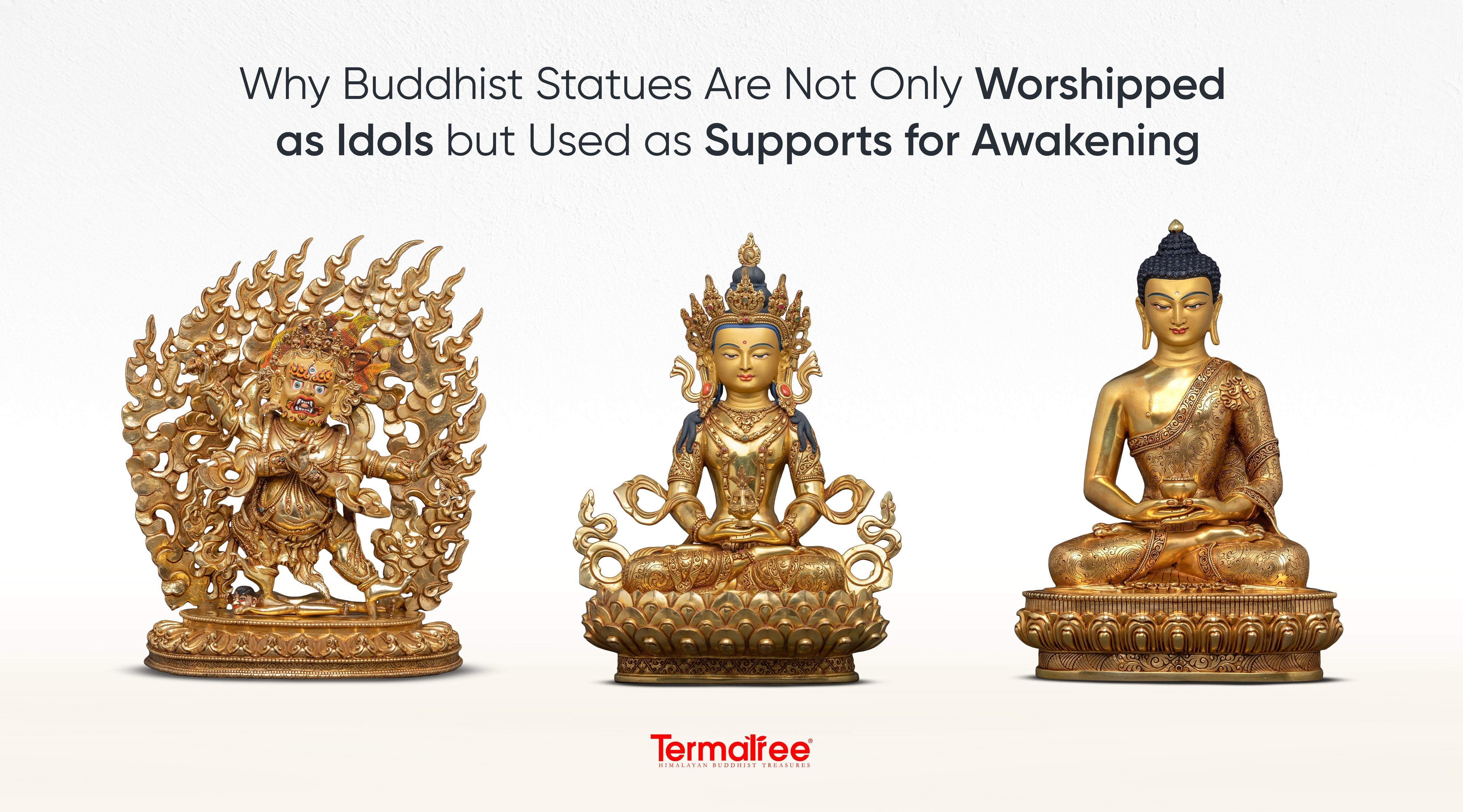 Why Buddhist Statues Are Not Only Worshipped as Idols but Used as Supports for Awakening