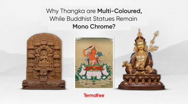 Why Thangkas are Multicolored, While Many Buddhist Statues Remain Monochrome