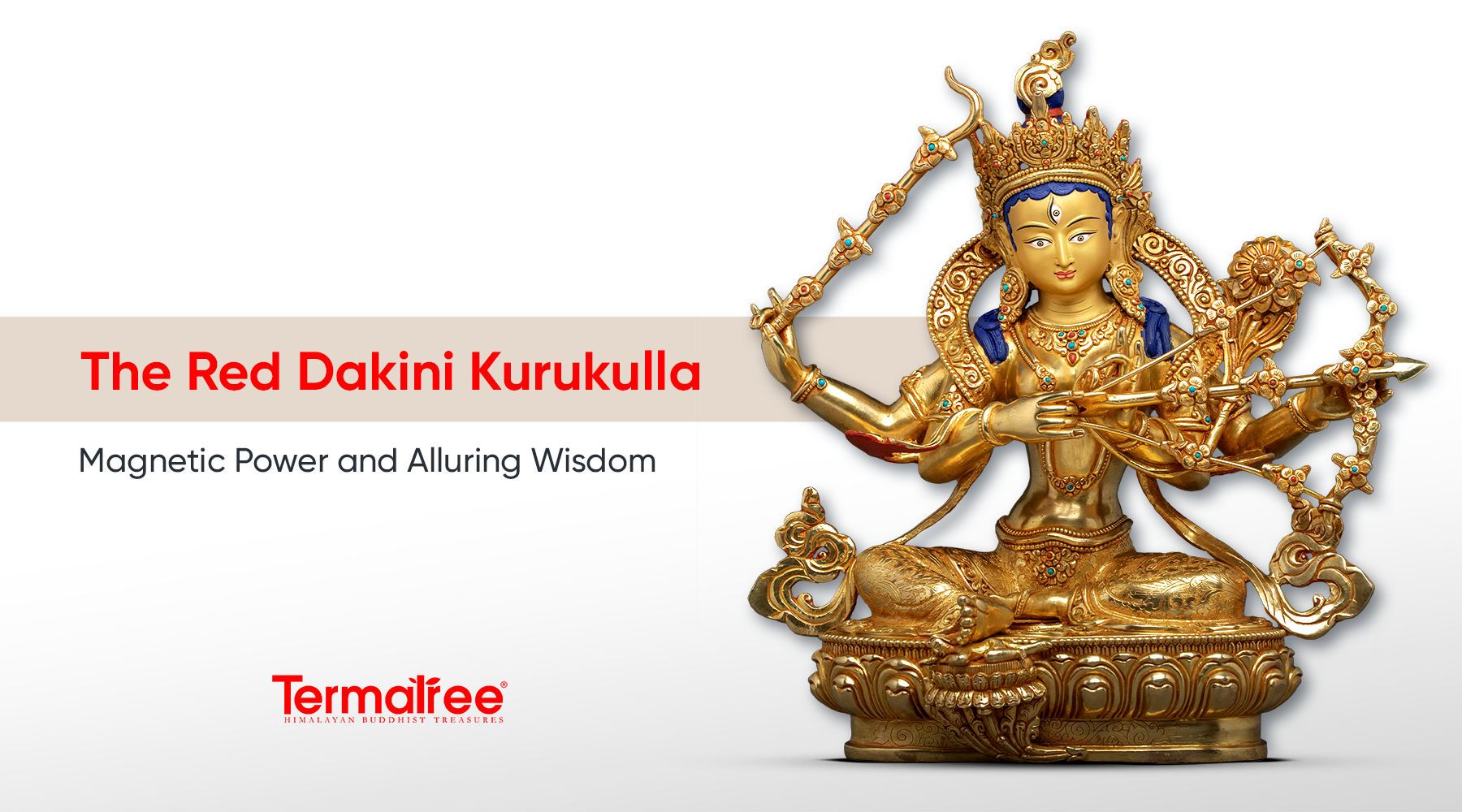 Kurukulla, the Dakini of Magnetizing. As a goddess of transformation, she can turn worldly desire and passion into fuel for awakening