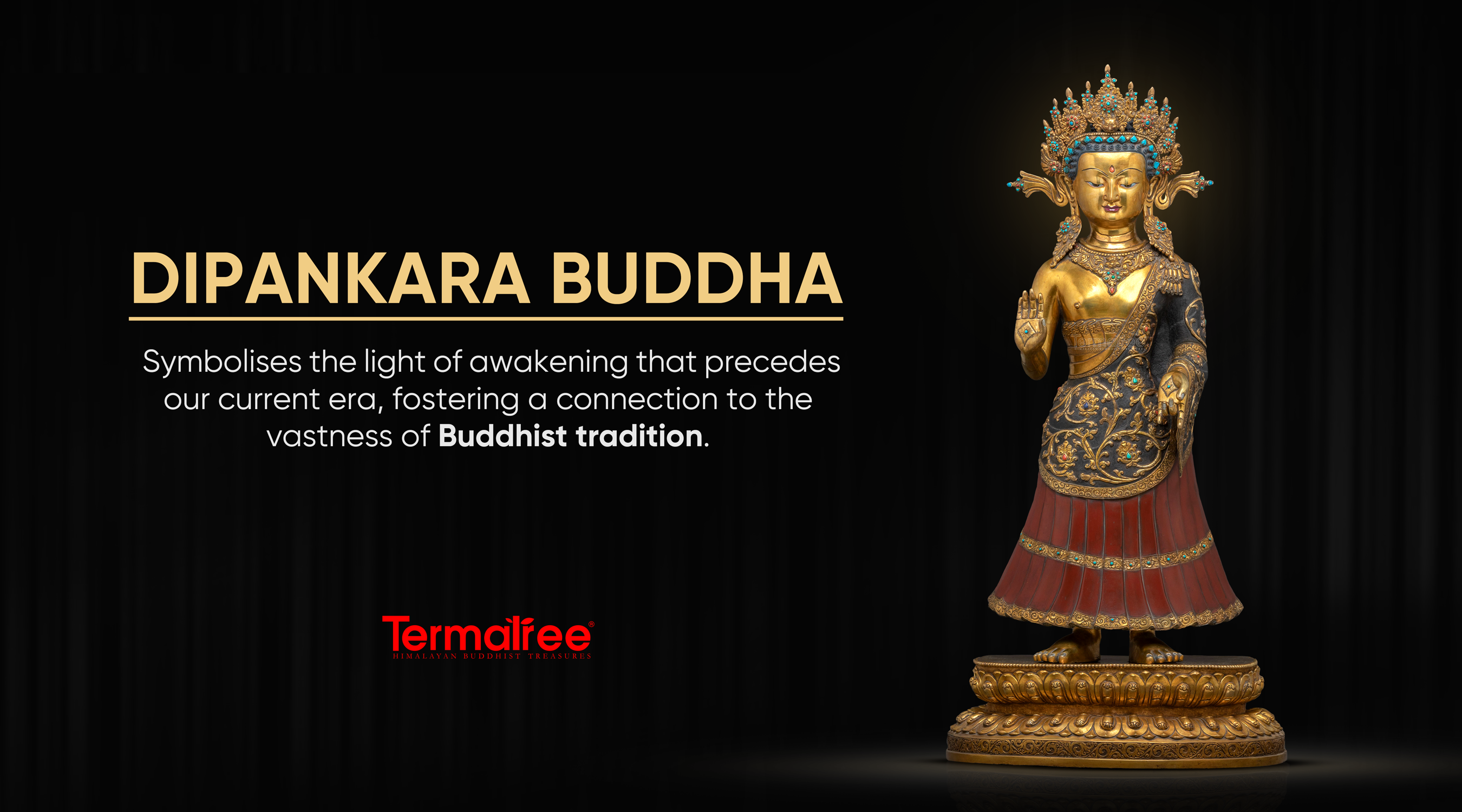 Dipankara Buddha – Illuminating Wisdom Through Sacred Art