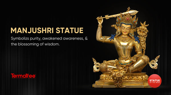 Statue of the Week: One of the Rare Depictions of Manjushri in Lalitasana