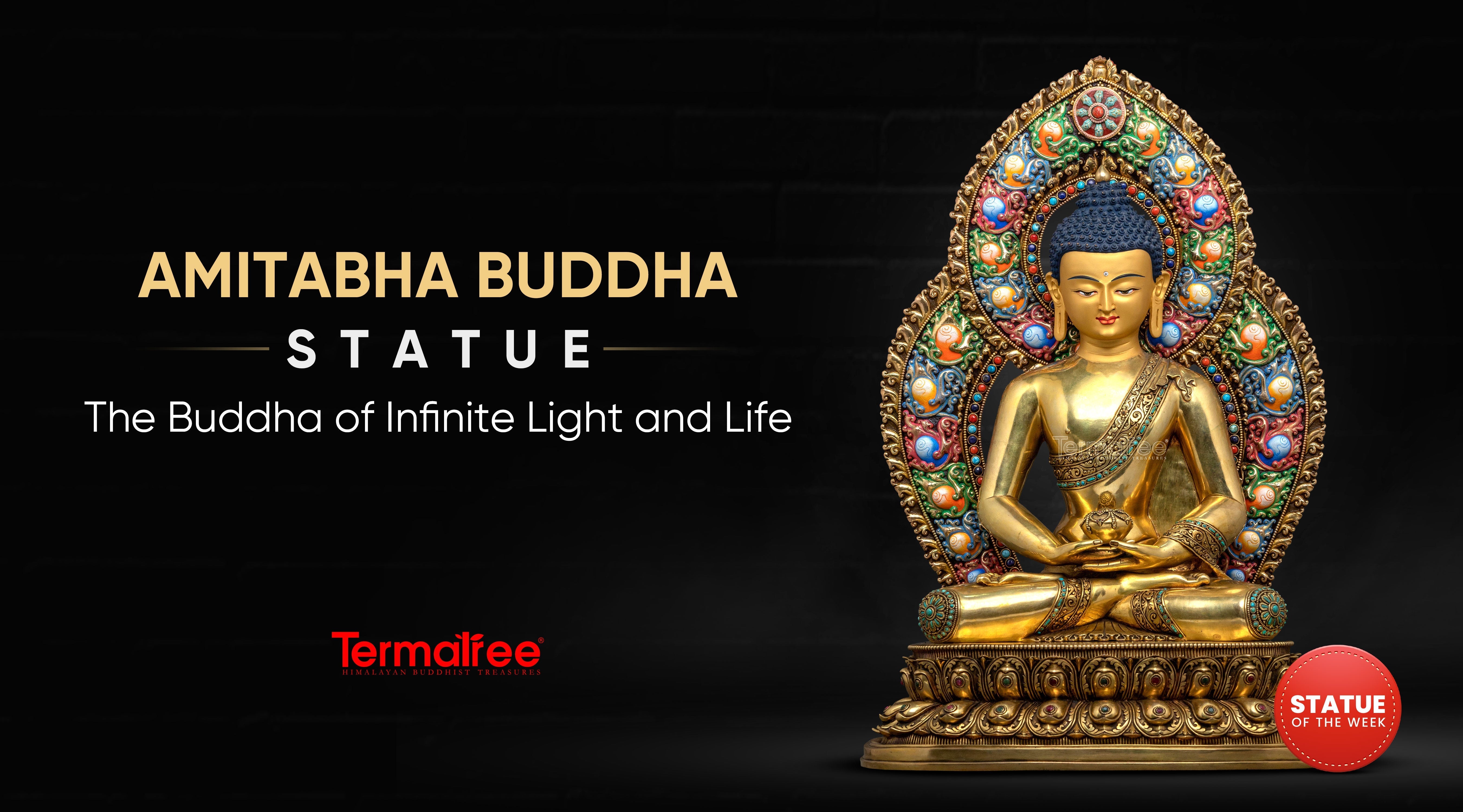 Statue of the Week: Radiant Golden Amitabha Buddha Statue
