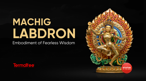 Statue of the Week: Machig Labdron Himalayan Statue in Dancing Posture