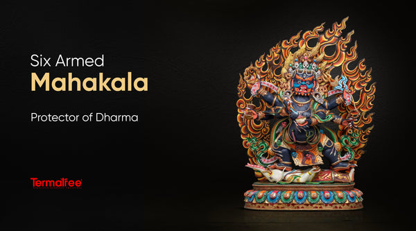 Statue of the Week: Life-size Sadhbhuja Mahakala Sculpture