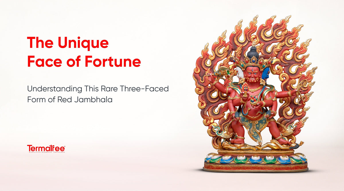 The Unique Face of Fortune: Understanding This Rare Three-Faced Form of Red Jambhala