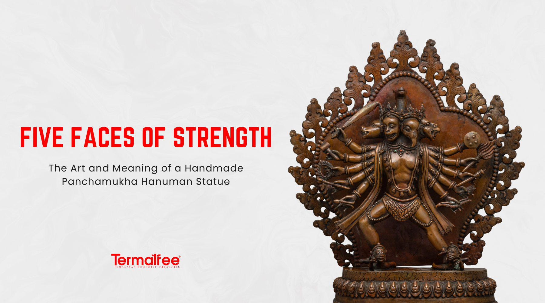Five Faces of Strength: The Art and Meaning of a Handmade Panchamukha Hanuman Statue