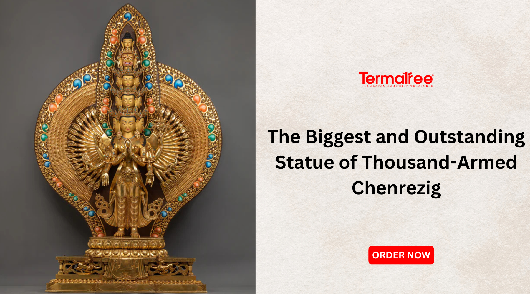The Biggest and Outstanding Statue of Thousand-Armed Chenrezig