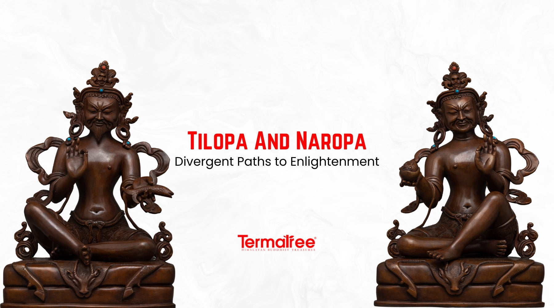 Naropa and Tilopa represent two giants in the history of Vajrayana Buddhism. They are historical masters of the Mahamudra school
