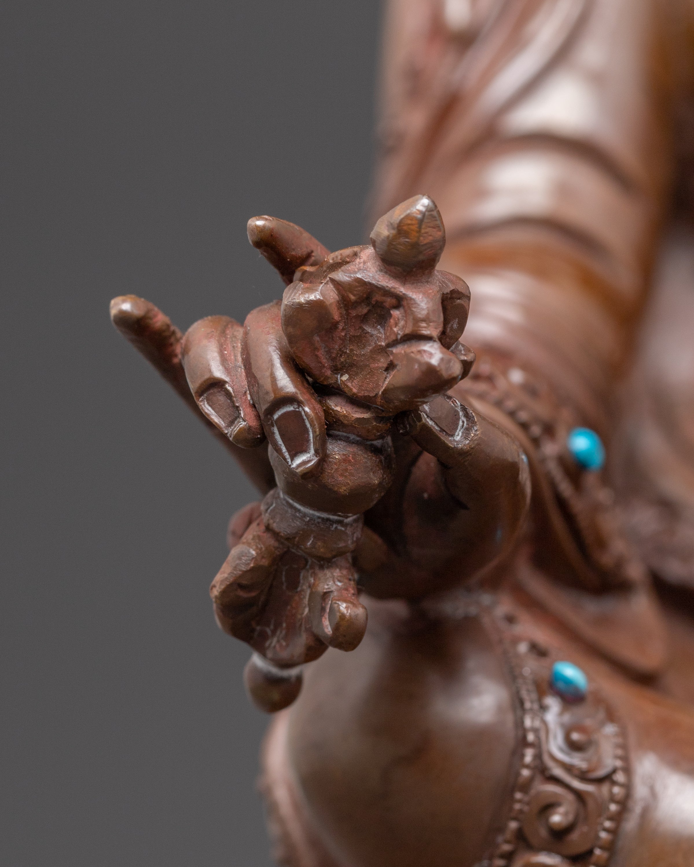 Handmade Guru Rinpoche Enlightened Vajra Holder Statue