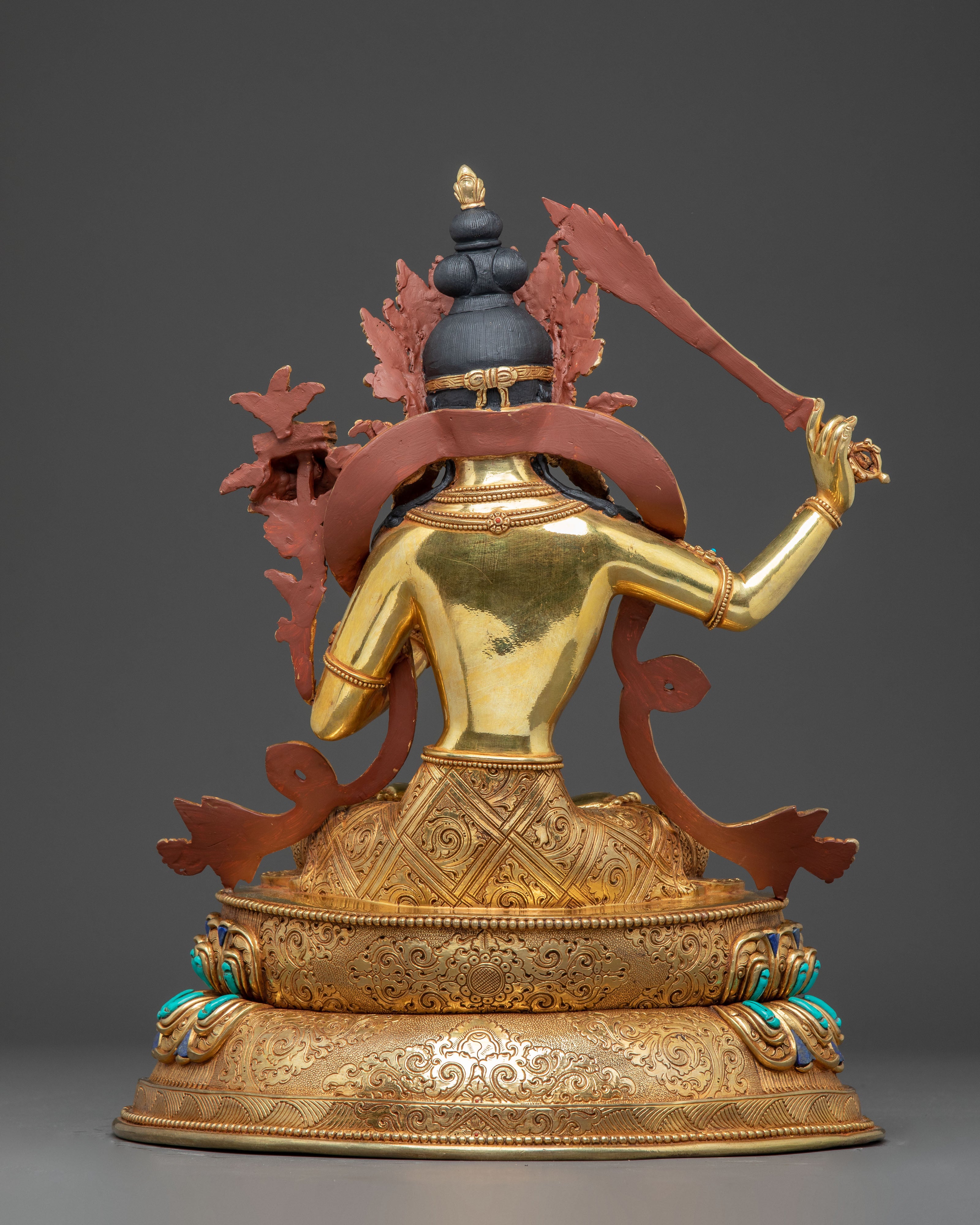 Handmade Statue of Bodhisattva Manjushri | Wisdom deity