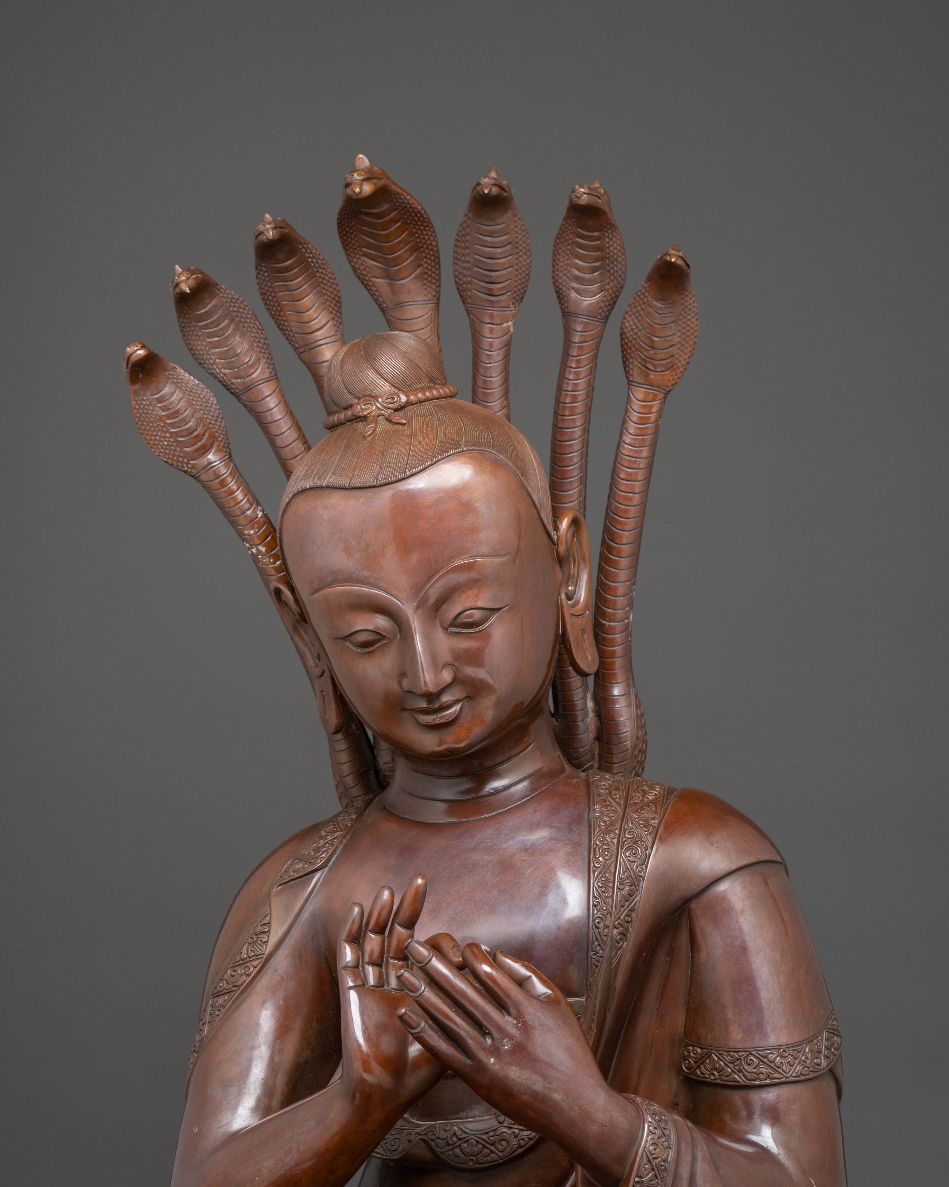 Handcrafted Statue of Nagarjuna | Buddhist Philosopher