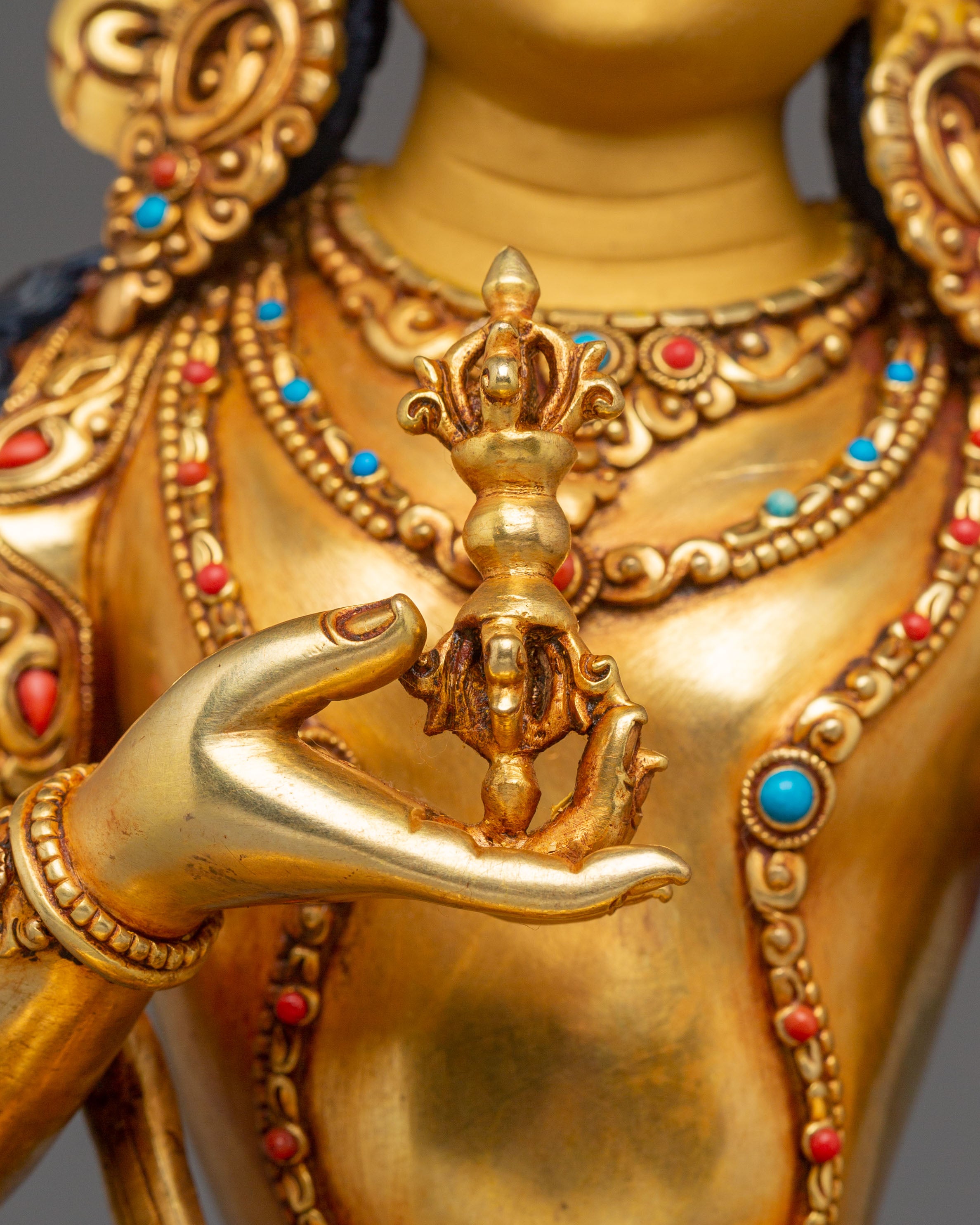 Supreme Purifier Vajrasattva Handmade Dorje Sempa Art | Tibetan Deity of Purification