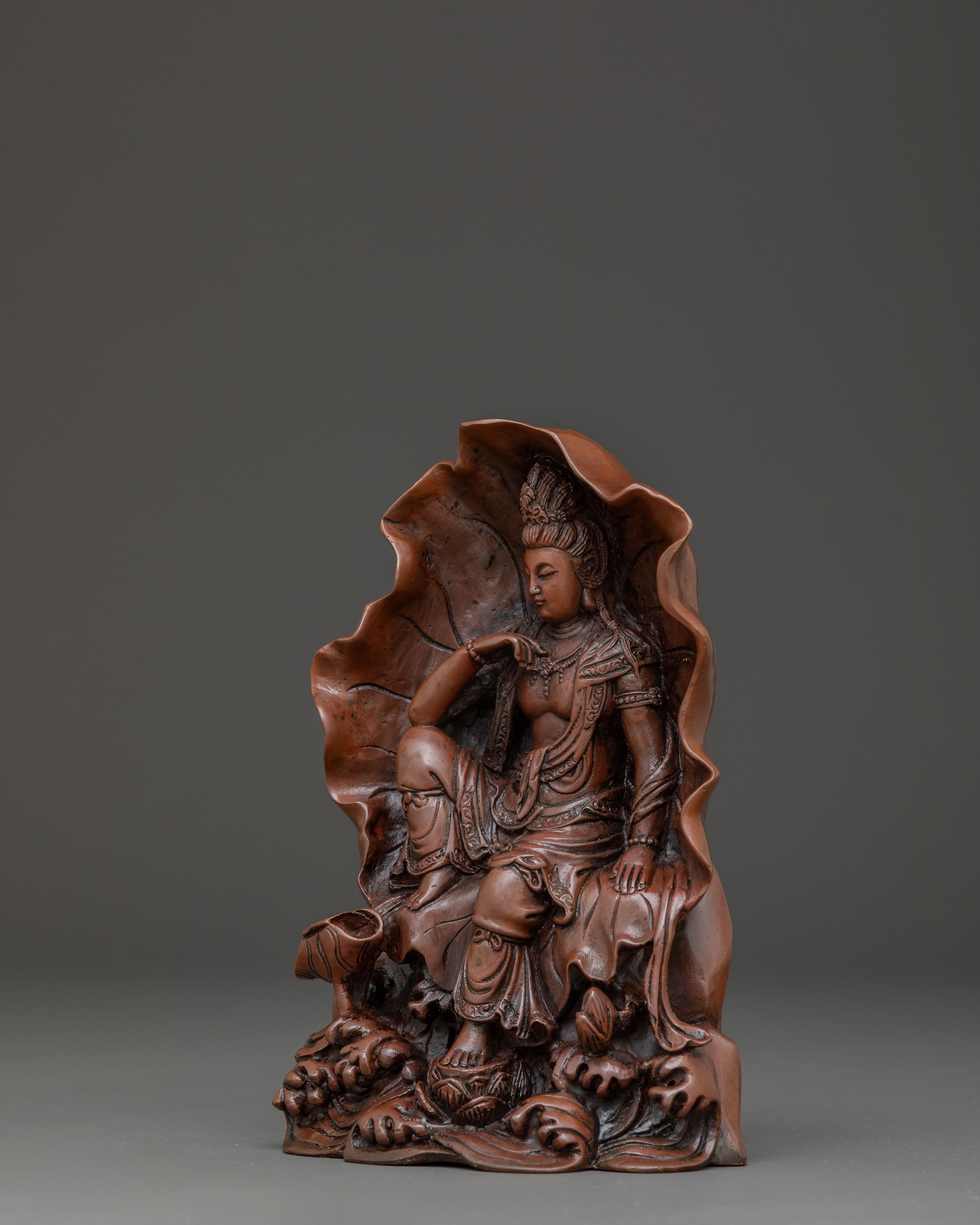 Handcrafted Statue of Lord Gaunyin | Tibetan Sculpture