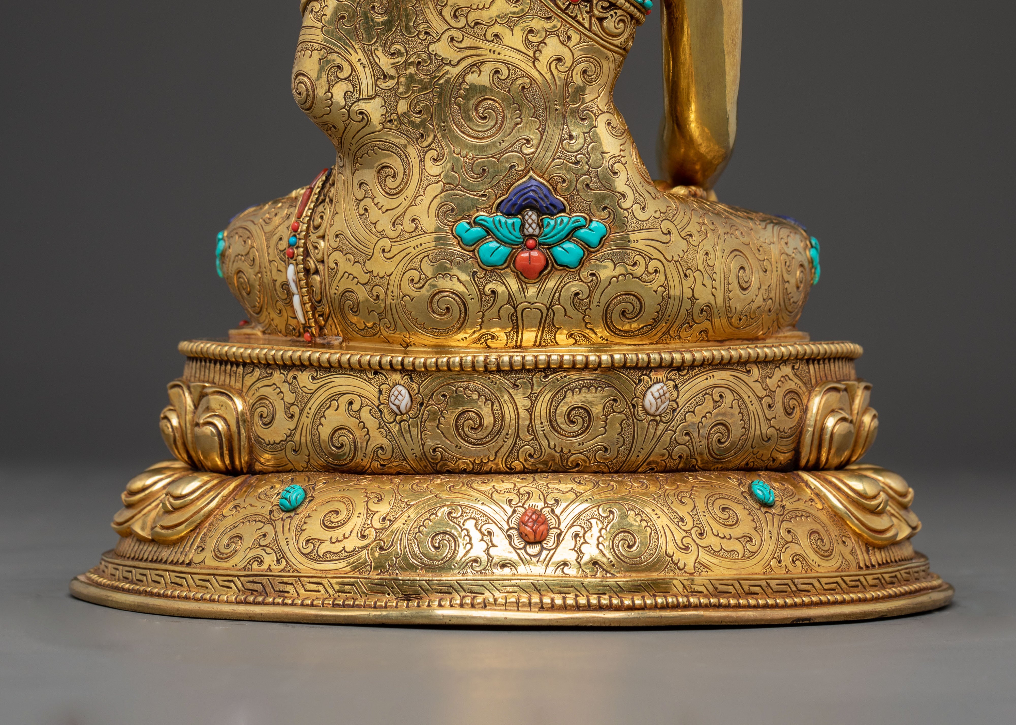 Handmade Three Great Buddha Statues Set | Shakyamuni, Amitabha, Medicine Buddha