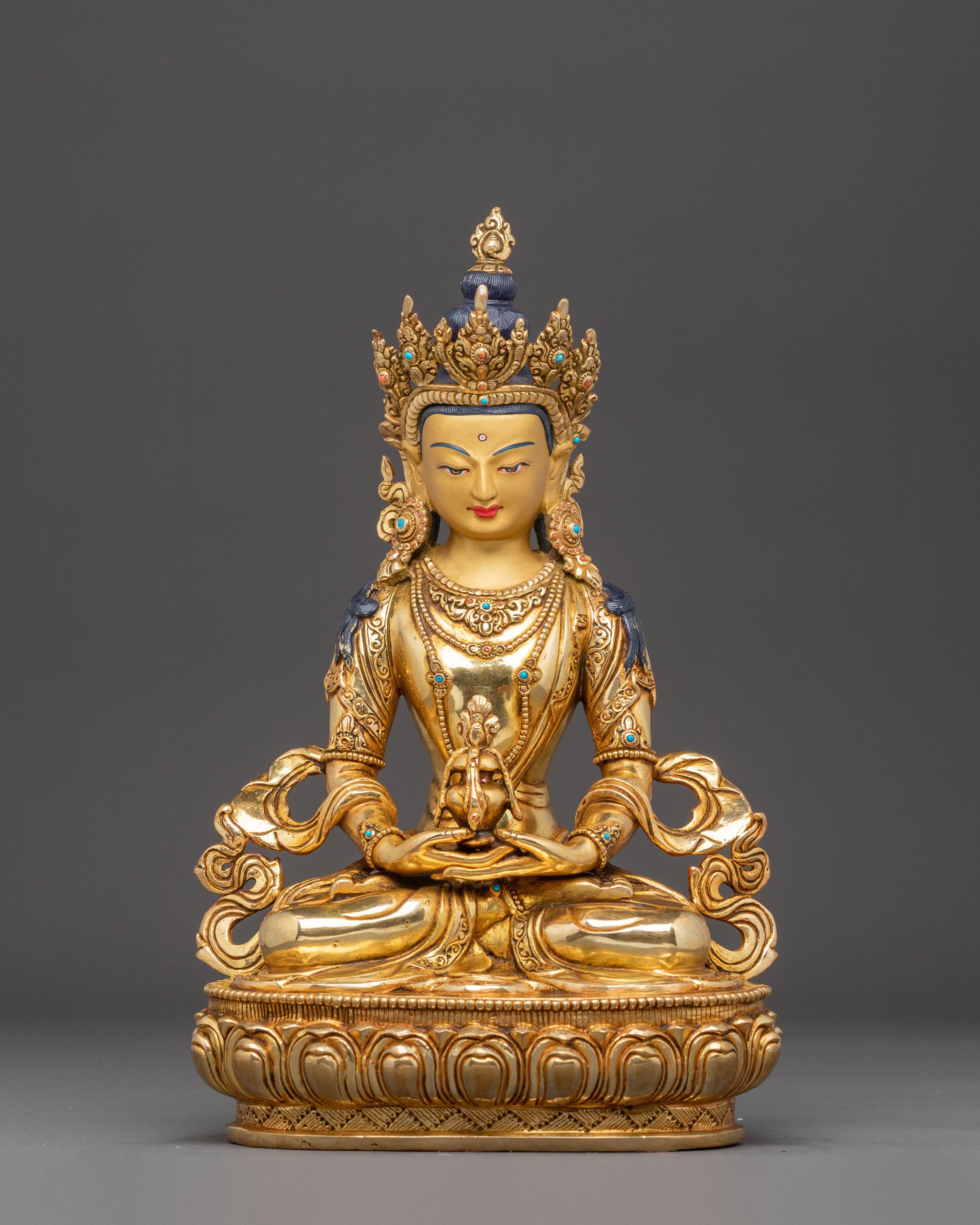 Handmade Buddha from Pure Land Amitayus Sculpture
