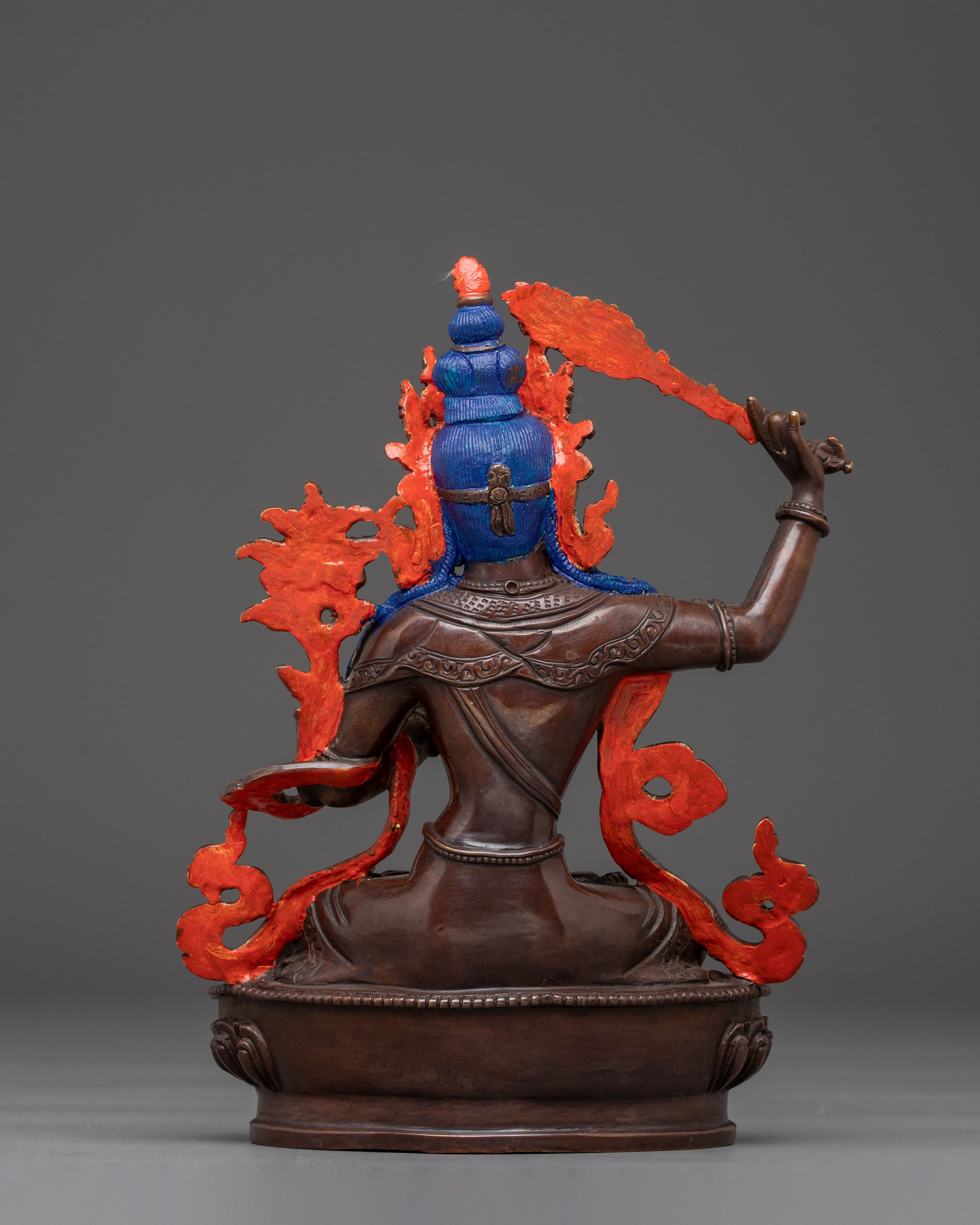 Wisdom Bodhisattva Manjughosa Statue | Handmade Nepali Art