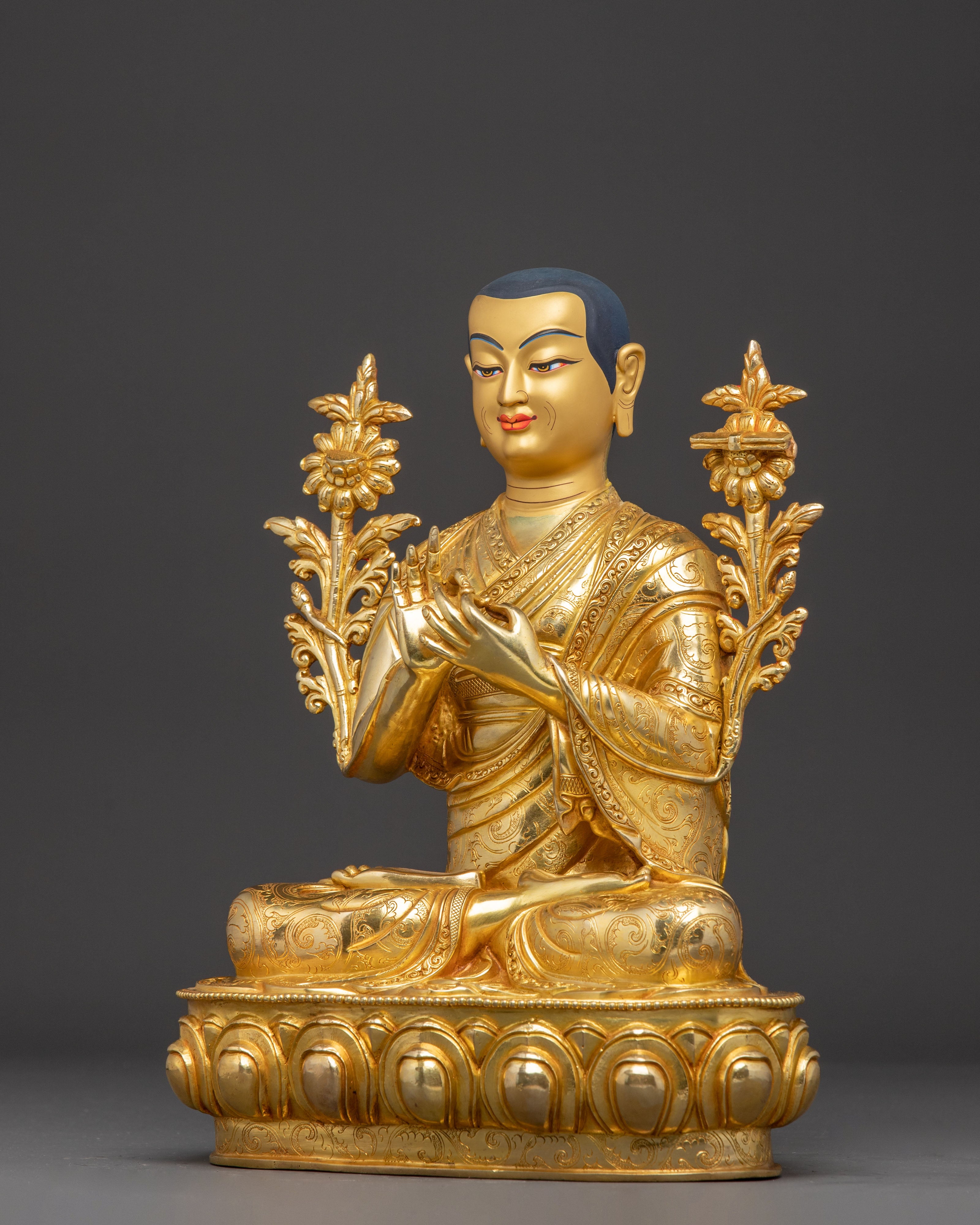 Tsongkhapa Statue Set | Tibetan Master Set