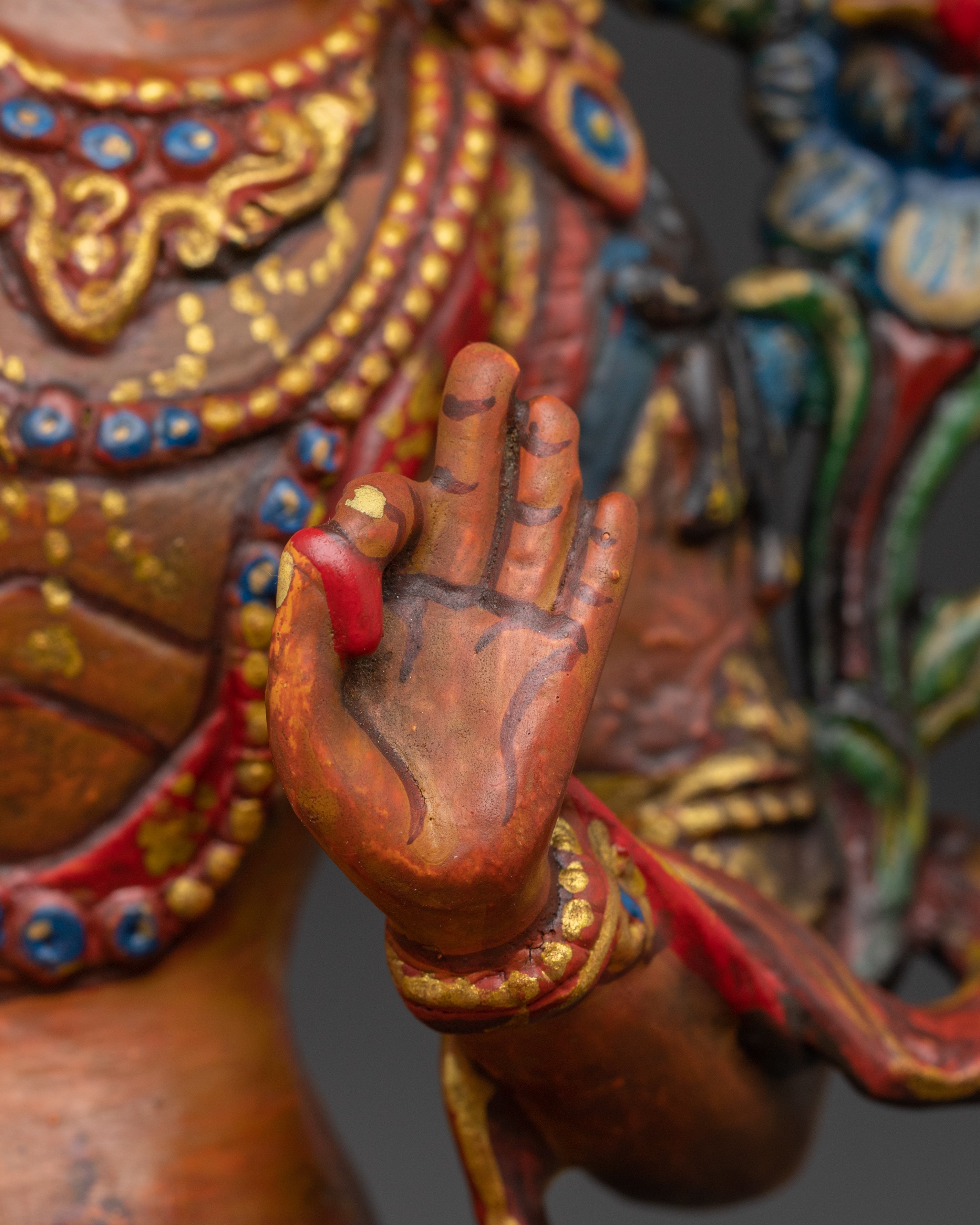 Manjushri Figurine, Sword of Wisdom | Sculpture of the Bodhisattva