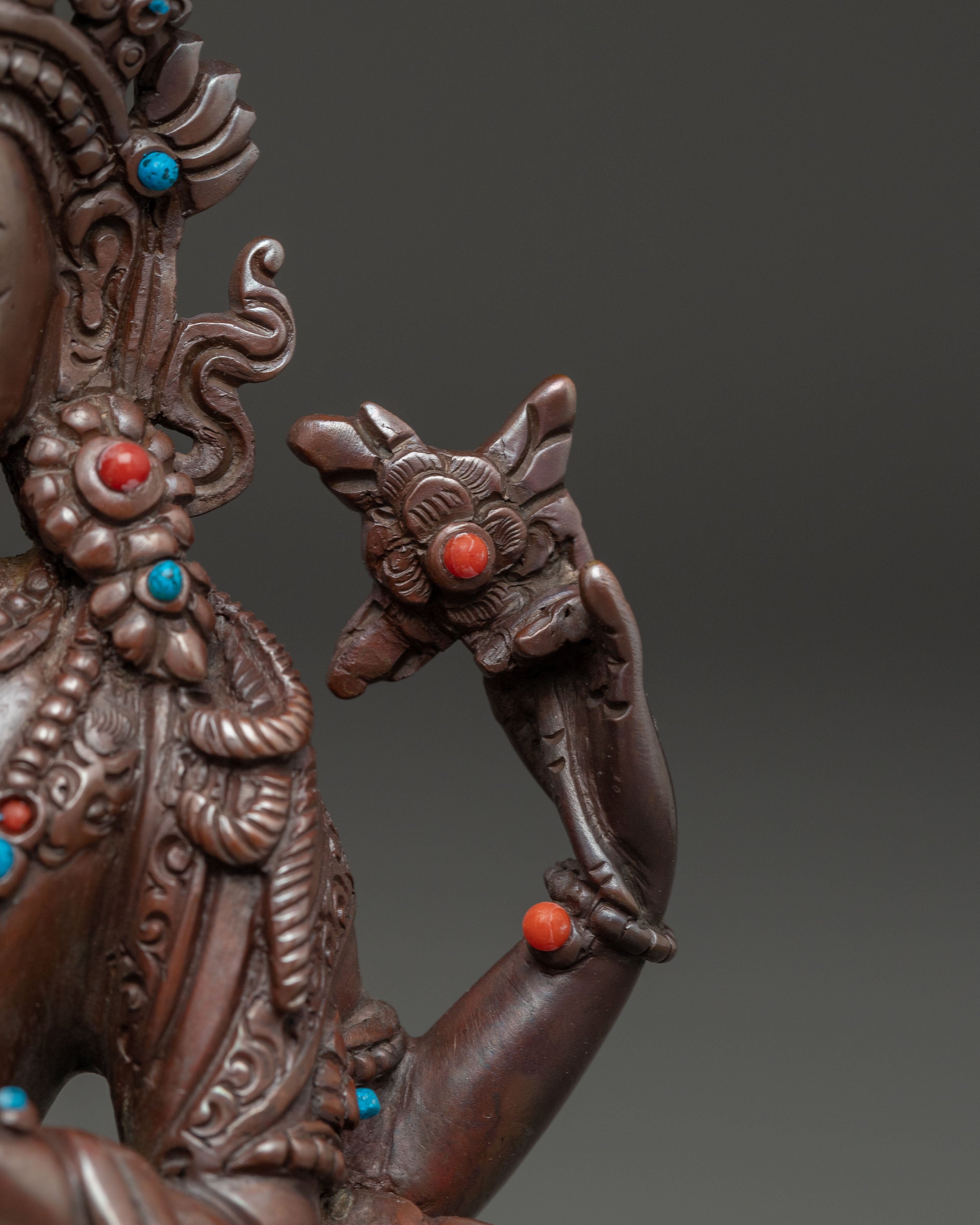 Handmade Statue of Bodhisattva Chenrezig | Avalokiteshvara - Compassion Buddha