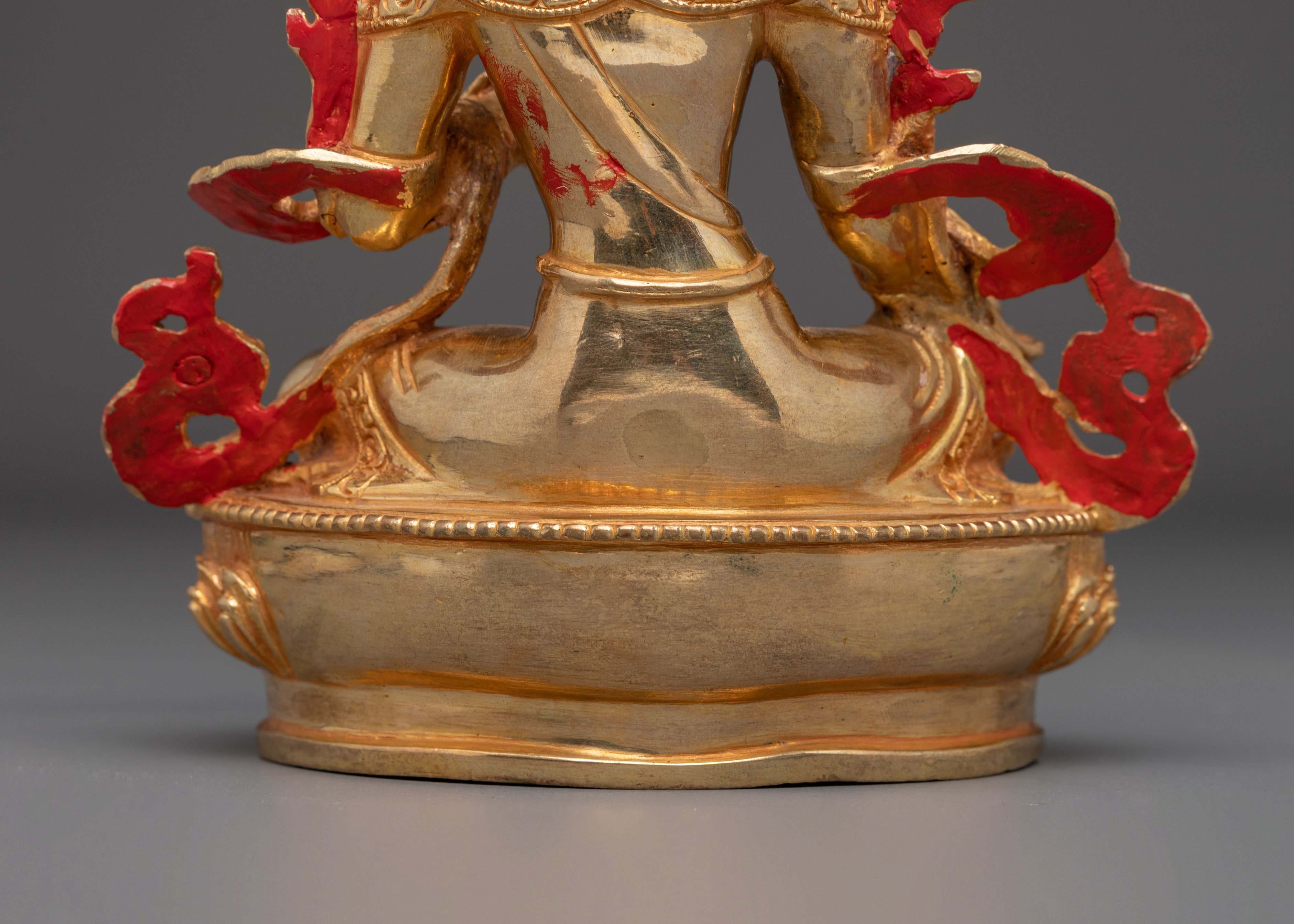 Golden 21 Tara Statues Set | Multiples of Tara for Ritual and Altar