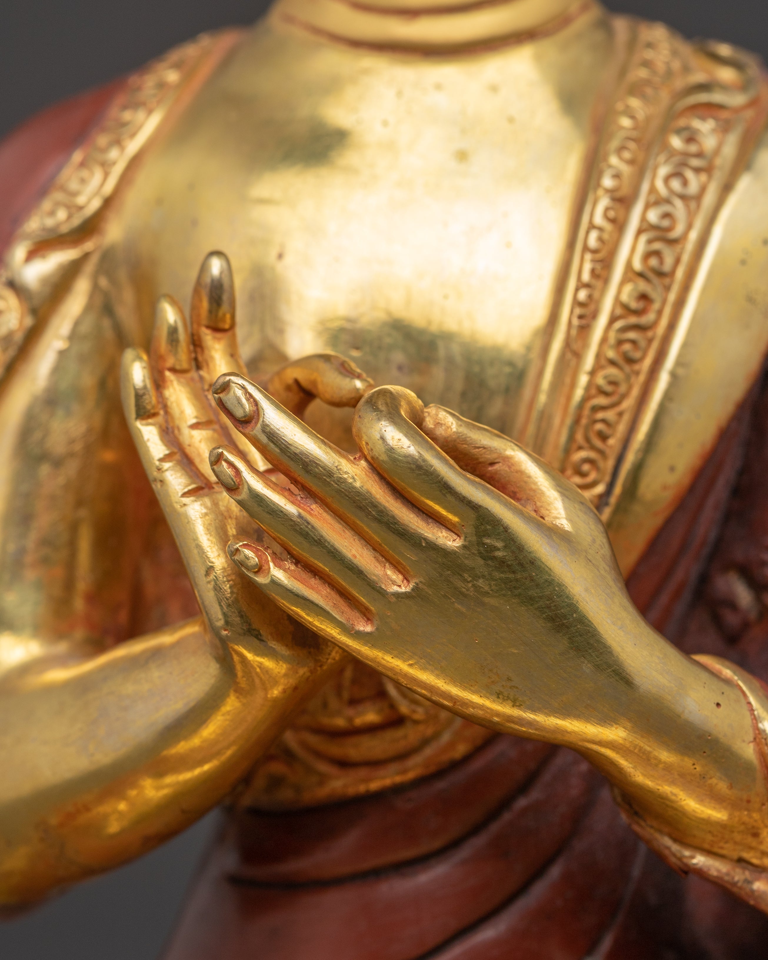Handmade Himalayan Vairocana Statue | Cosmic Enlightened Teacher