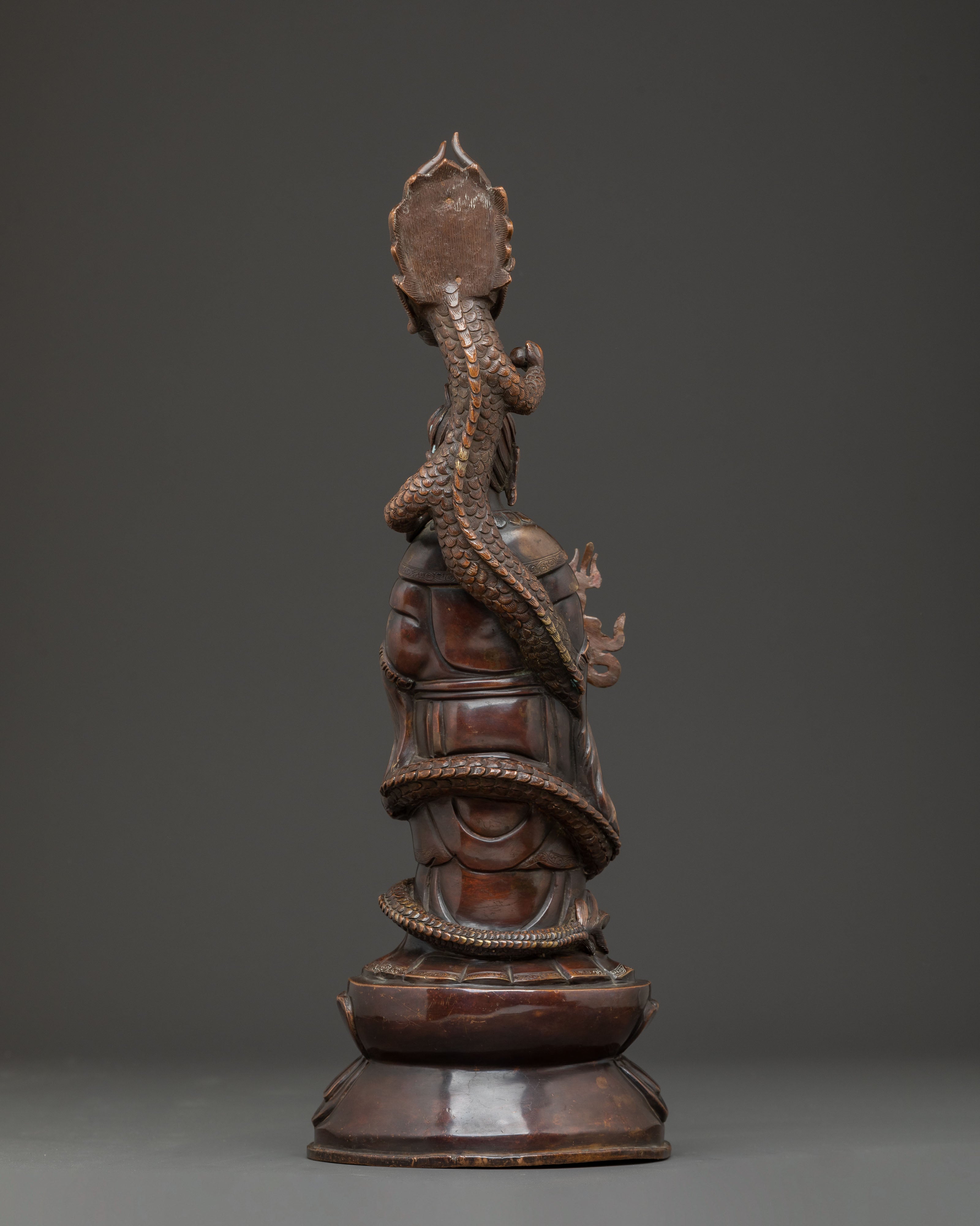 Dragon Buddha Statue | Symbol of Protection