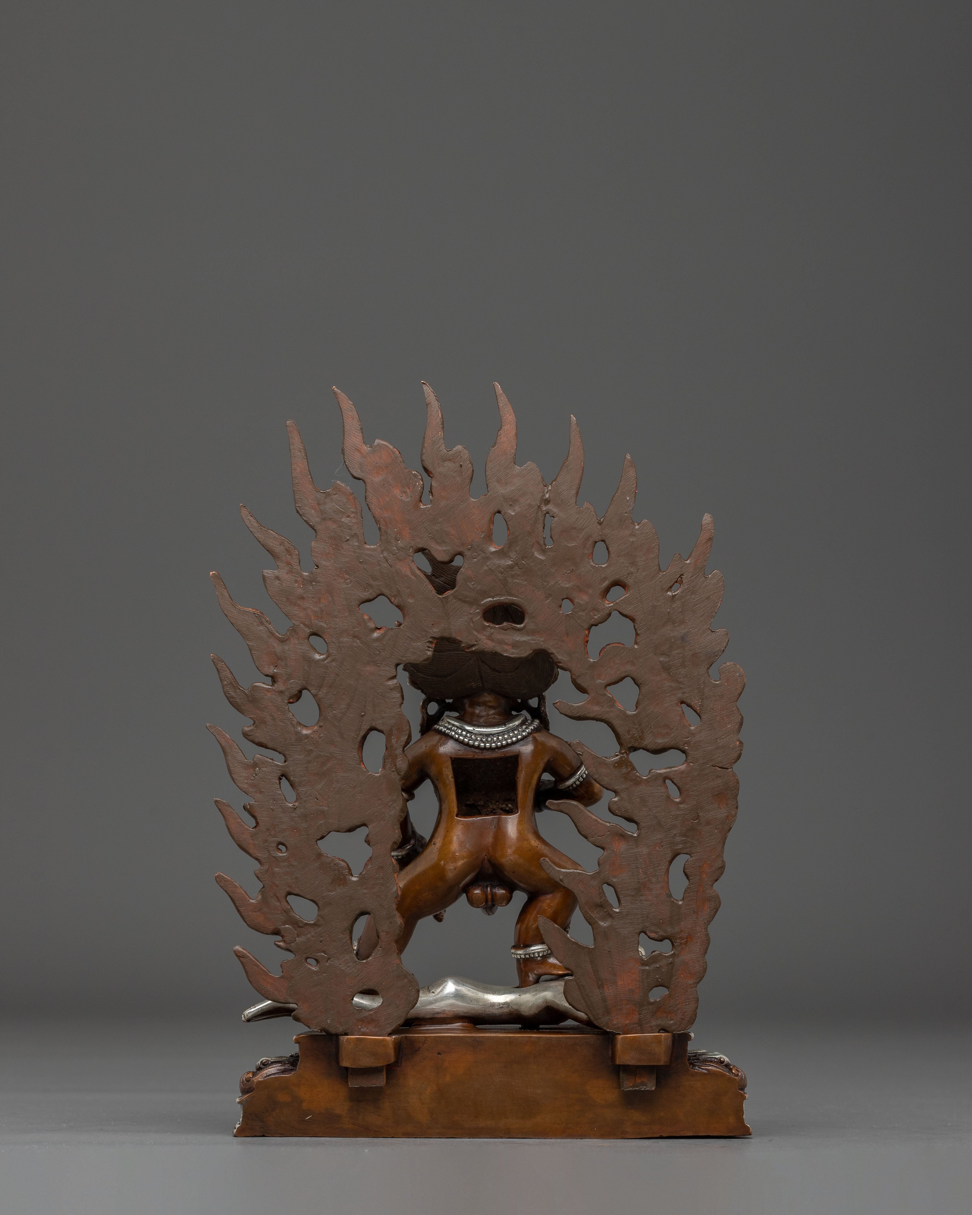 Handcrafted Wealth Icon Black Dzambhala Statue | Guardian of Fortune