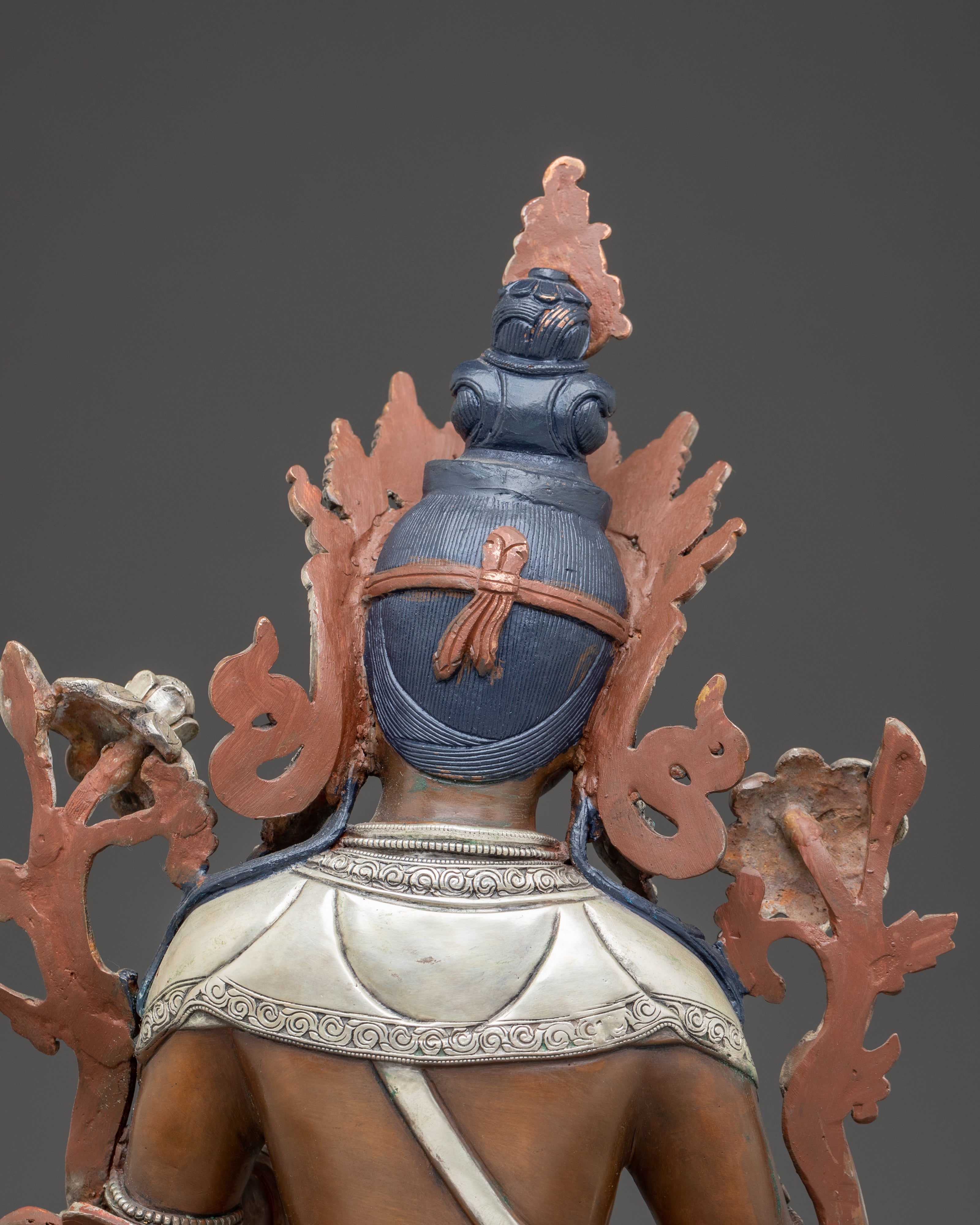 Handmade Figurine of White Tara Goddess of Longevity