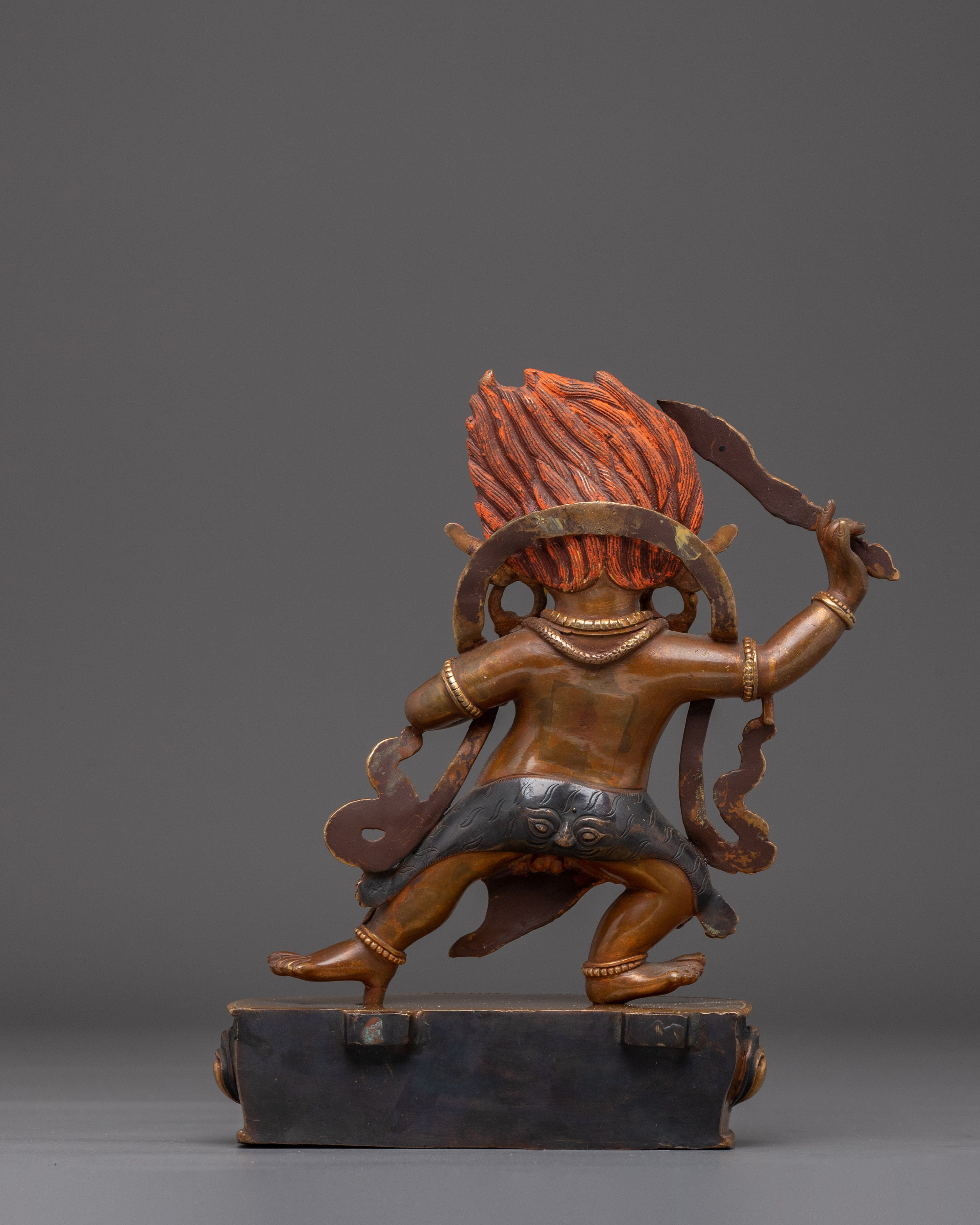 Statue of Buddhist Protector Deity Mahakala | Himalayan Artwork