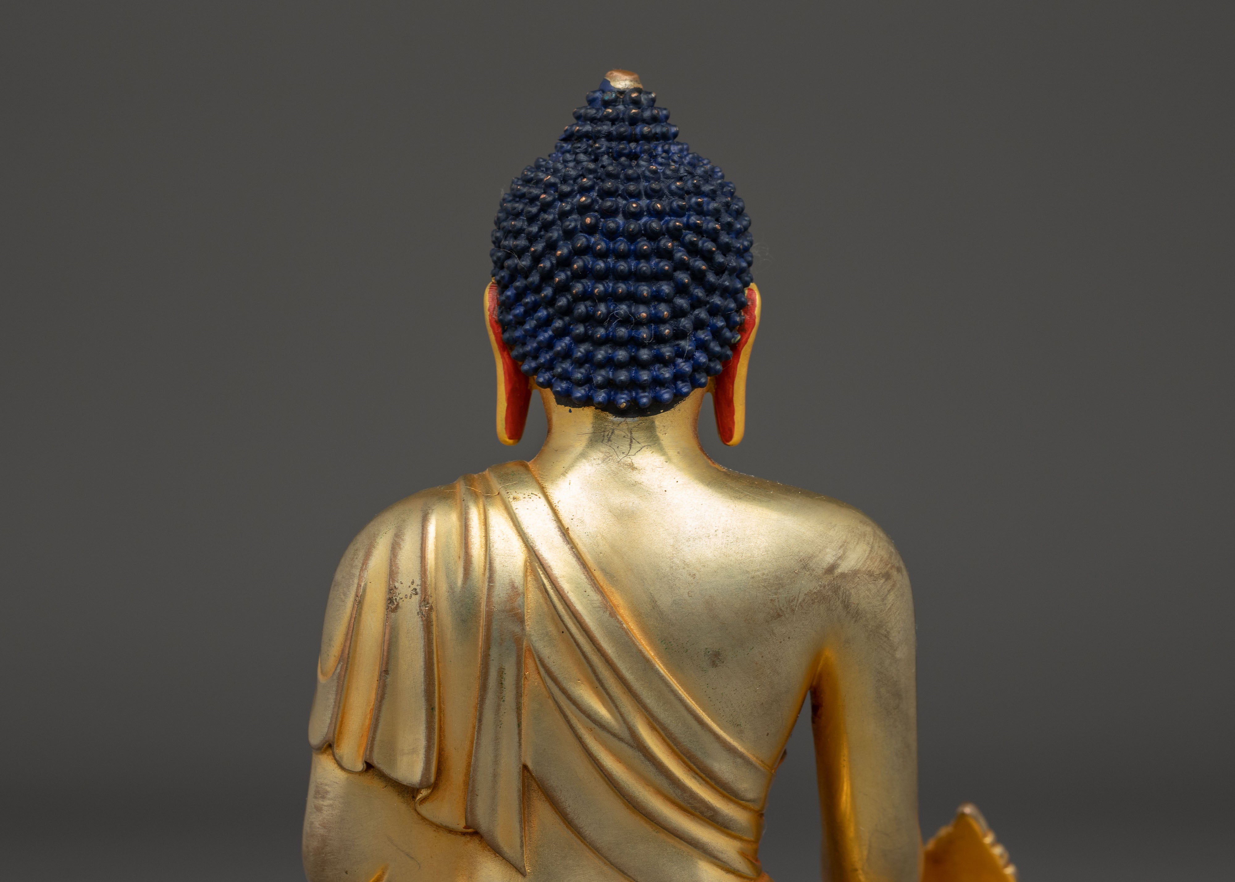 Medicine Buddha Statue for Spritual Healing | Gold Electro Plated Figurine