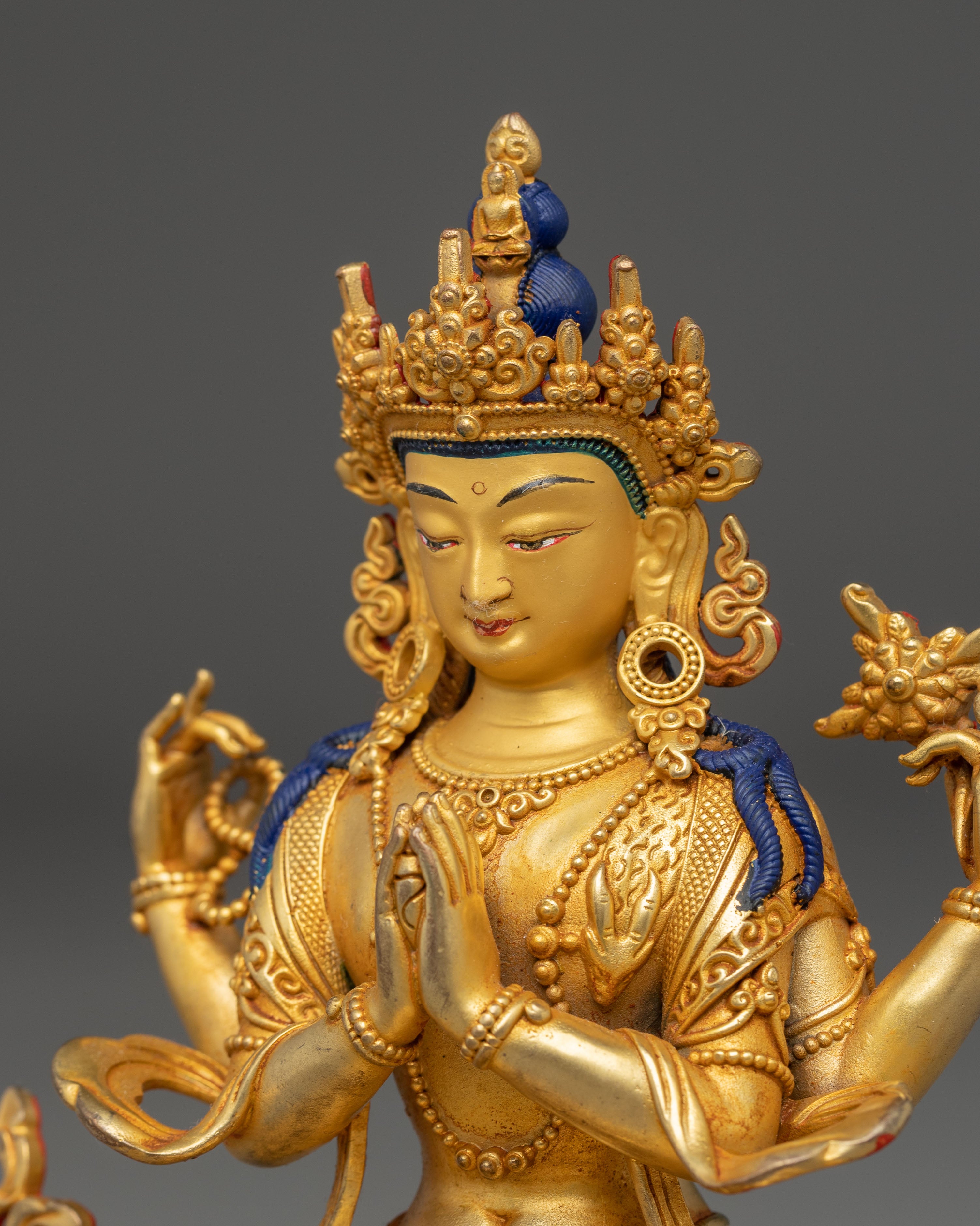 Chenrezig Statue: The Compassionate Bodhisattva | Tibetan Buddhist Deity