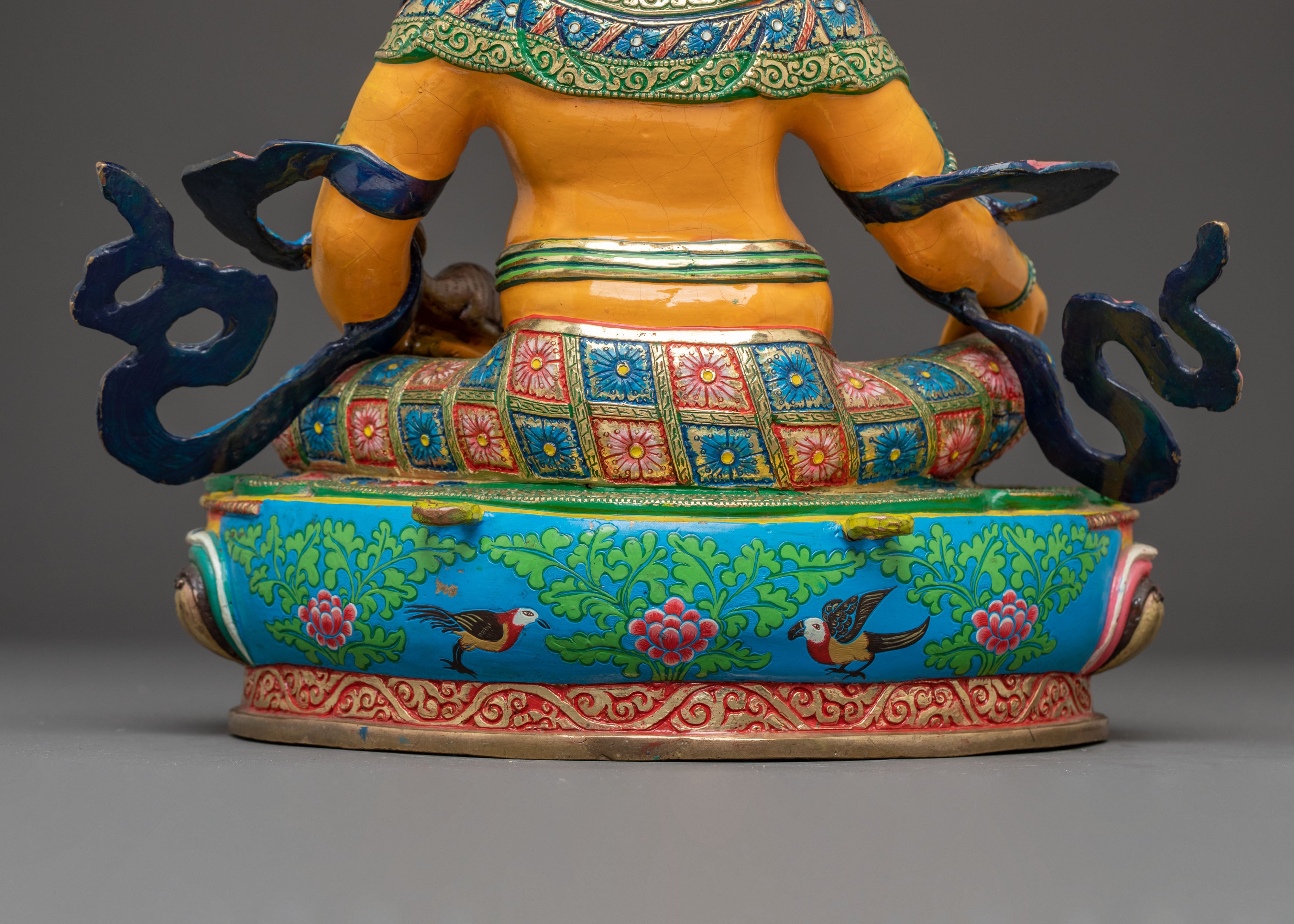 Copper Statue of Wealth Icon Dzambhala | Abundance and Prosperity