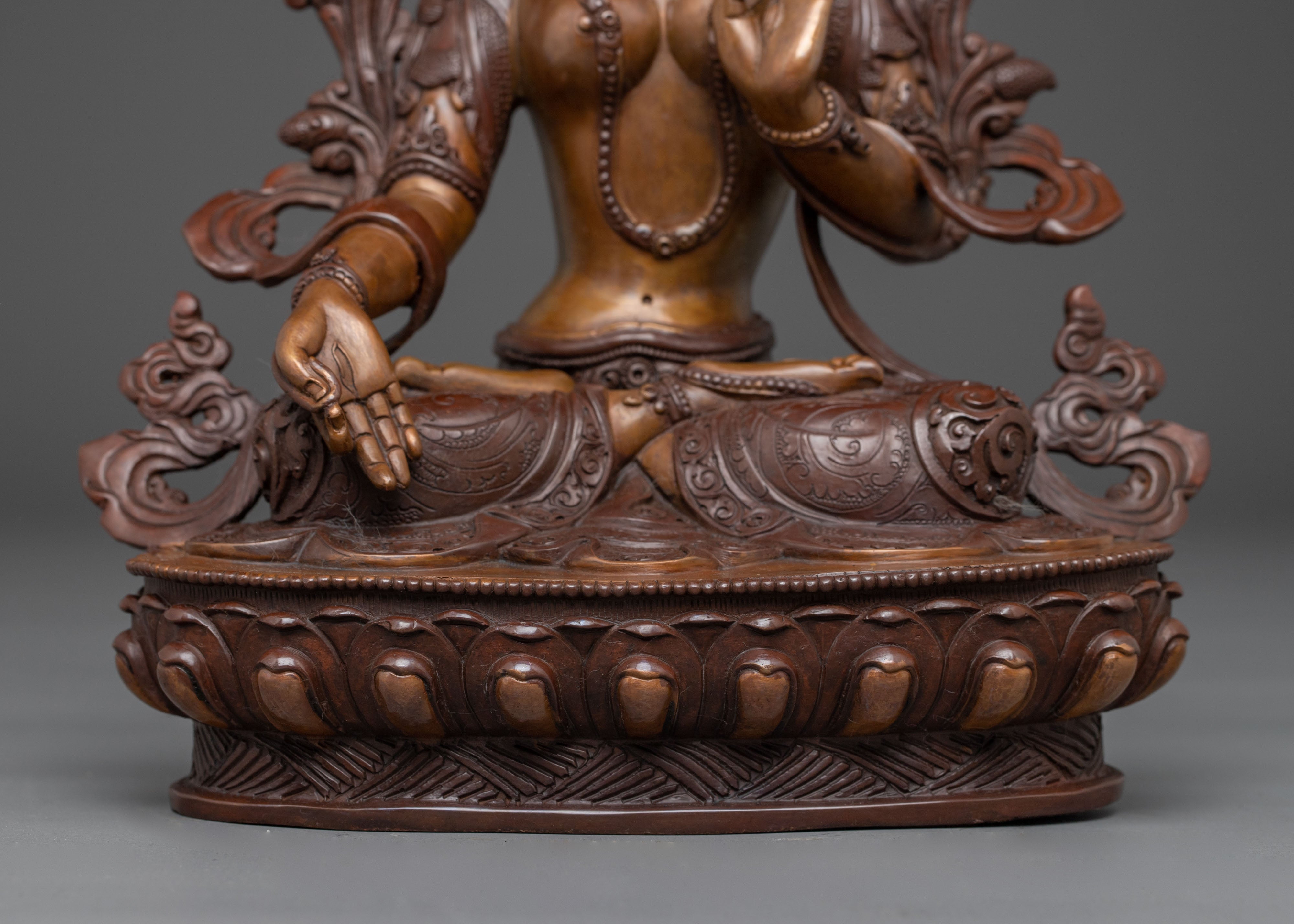 Healing Goddess Sita Tara Statue | Buddhist Deity for Meditation