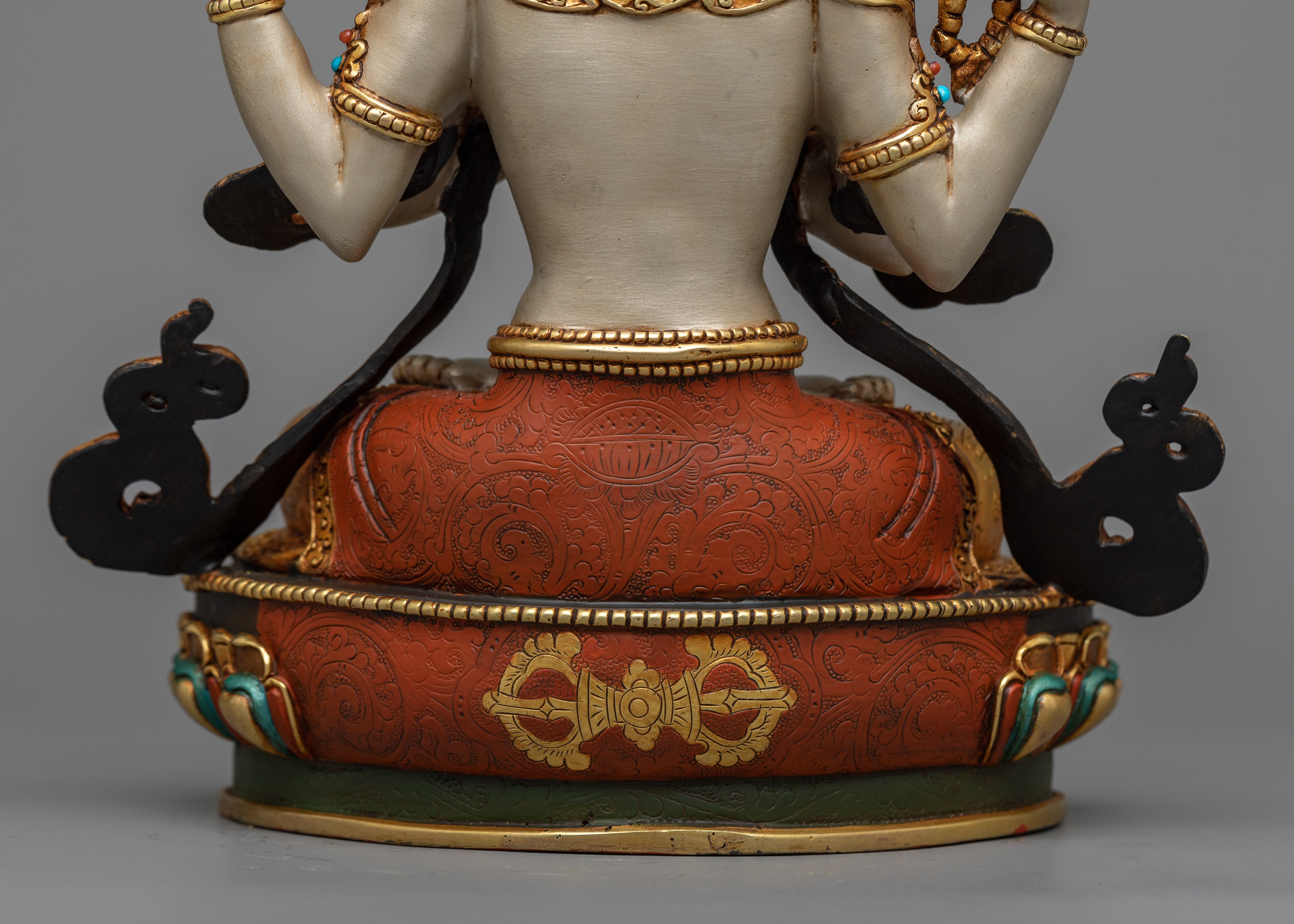 Beautiful Chenrezig Sculpture | Hand-Painted Symbol of Unconditional Love