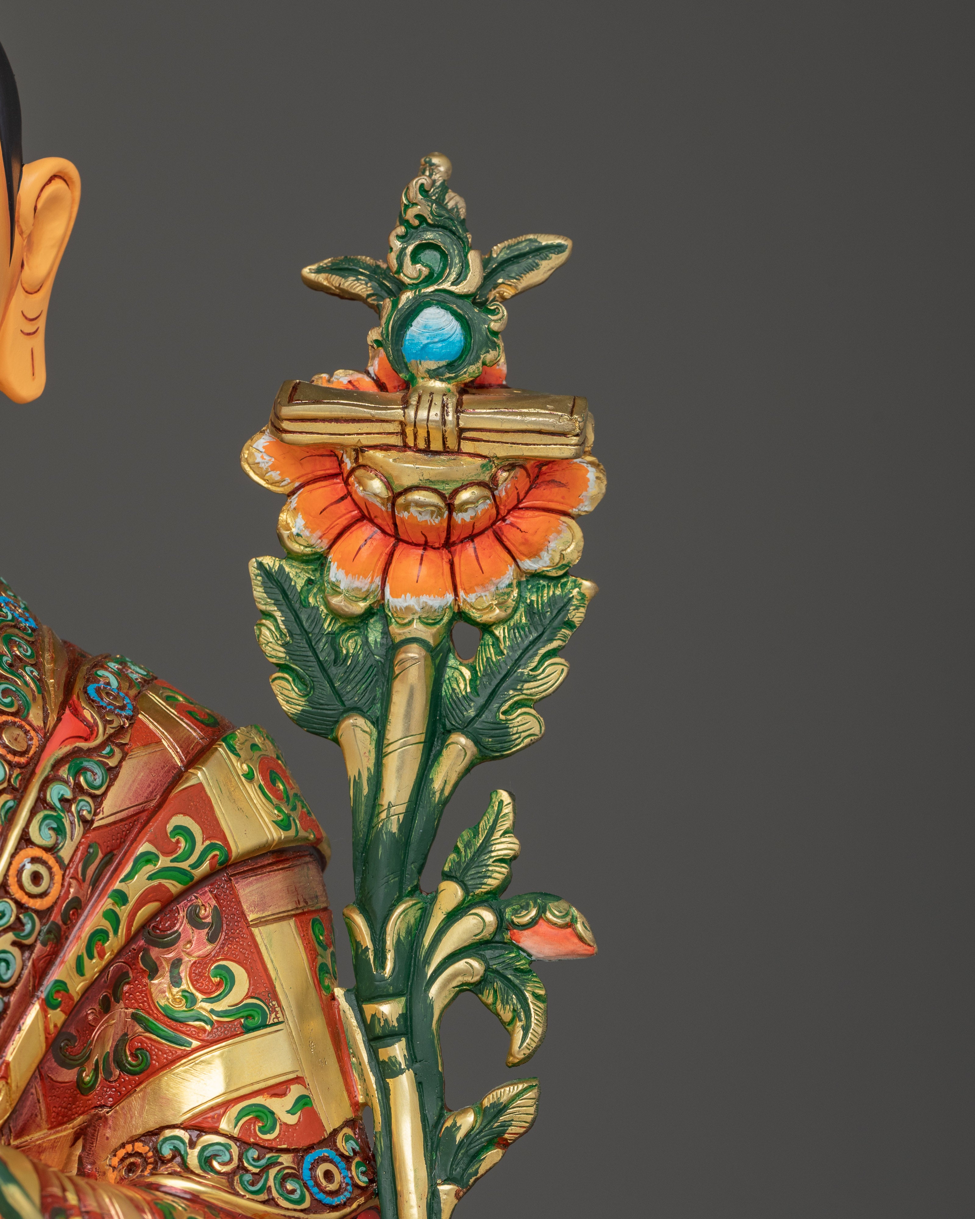 Handmade Tsongkhapa Statue Set | Symbolism of Wisdom and Compassion