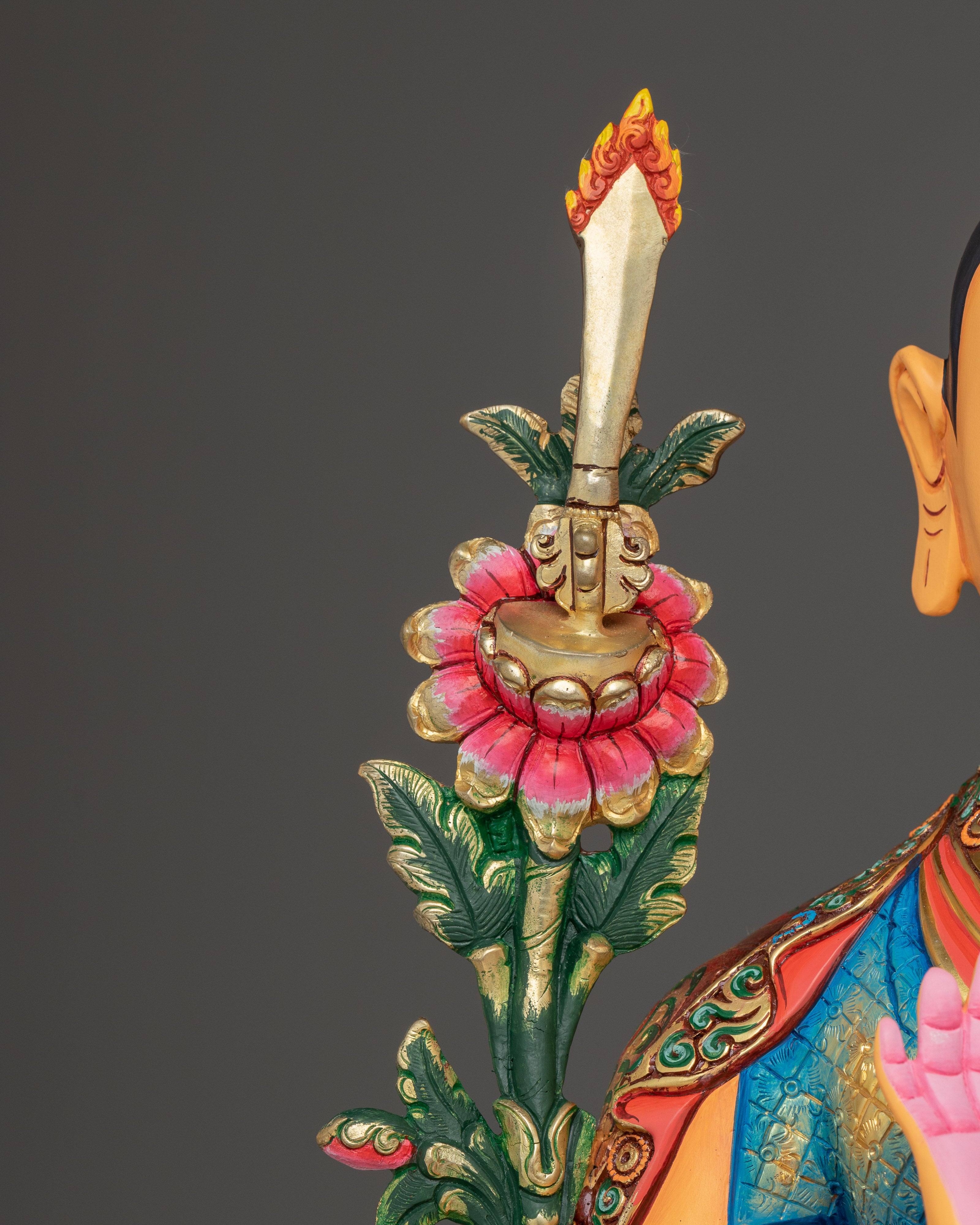 Handmade Tsongkhapa Statue Set | Symbolism of Wisdom and Compassion