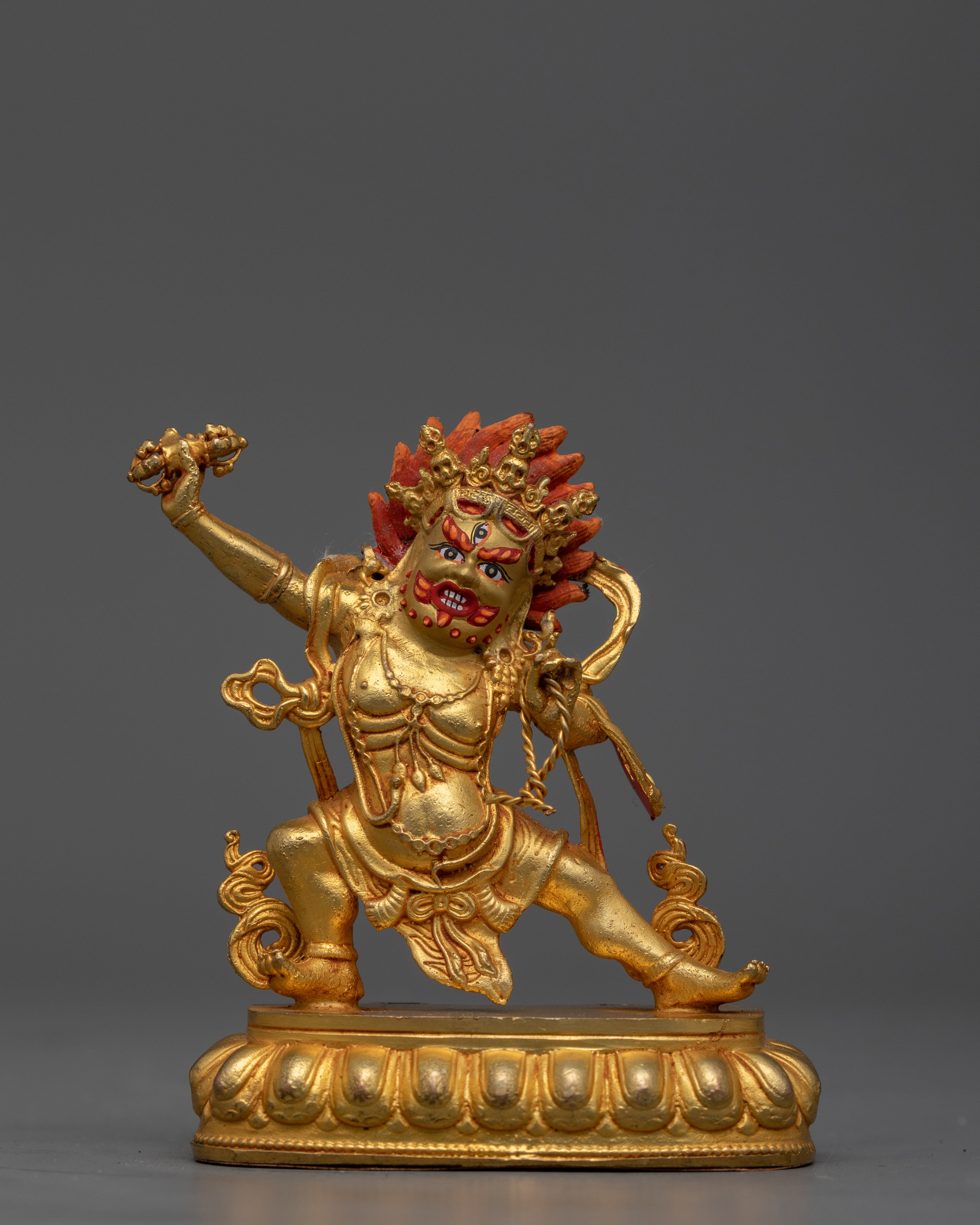 Spiritual Protector Chana Dorji "Vajrapani" Statue | Deity with Ability To Cut Through Ignorance