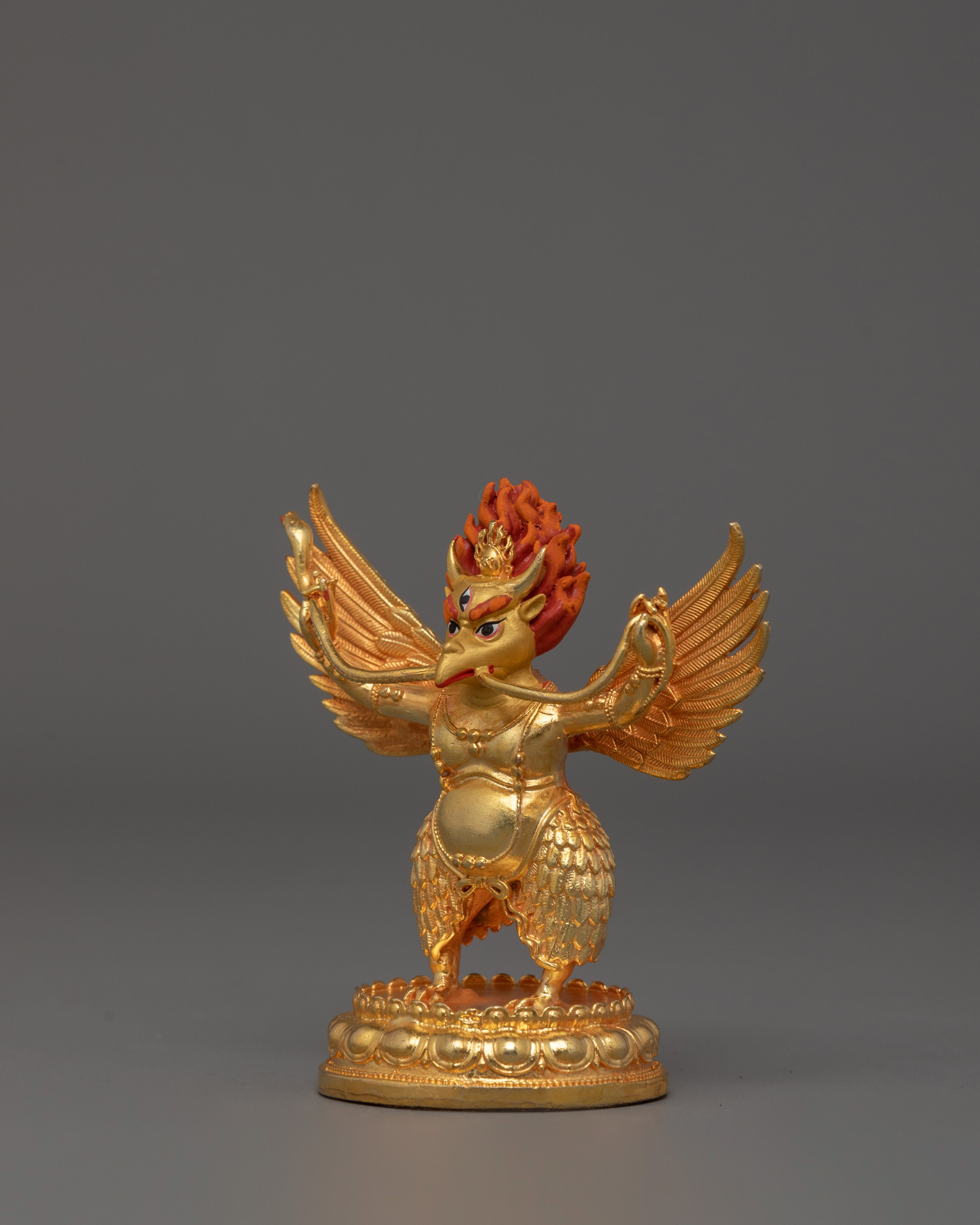 Himalayan Sculpture of Garuda | Divine Winged Protector, and Symbol of Strength
