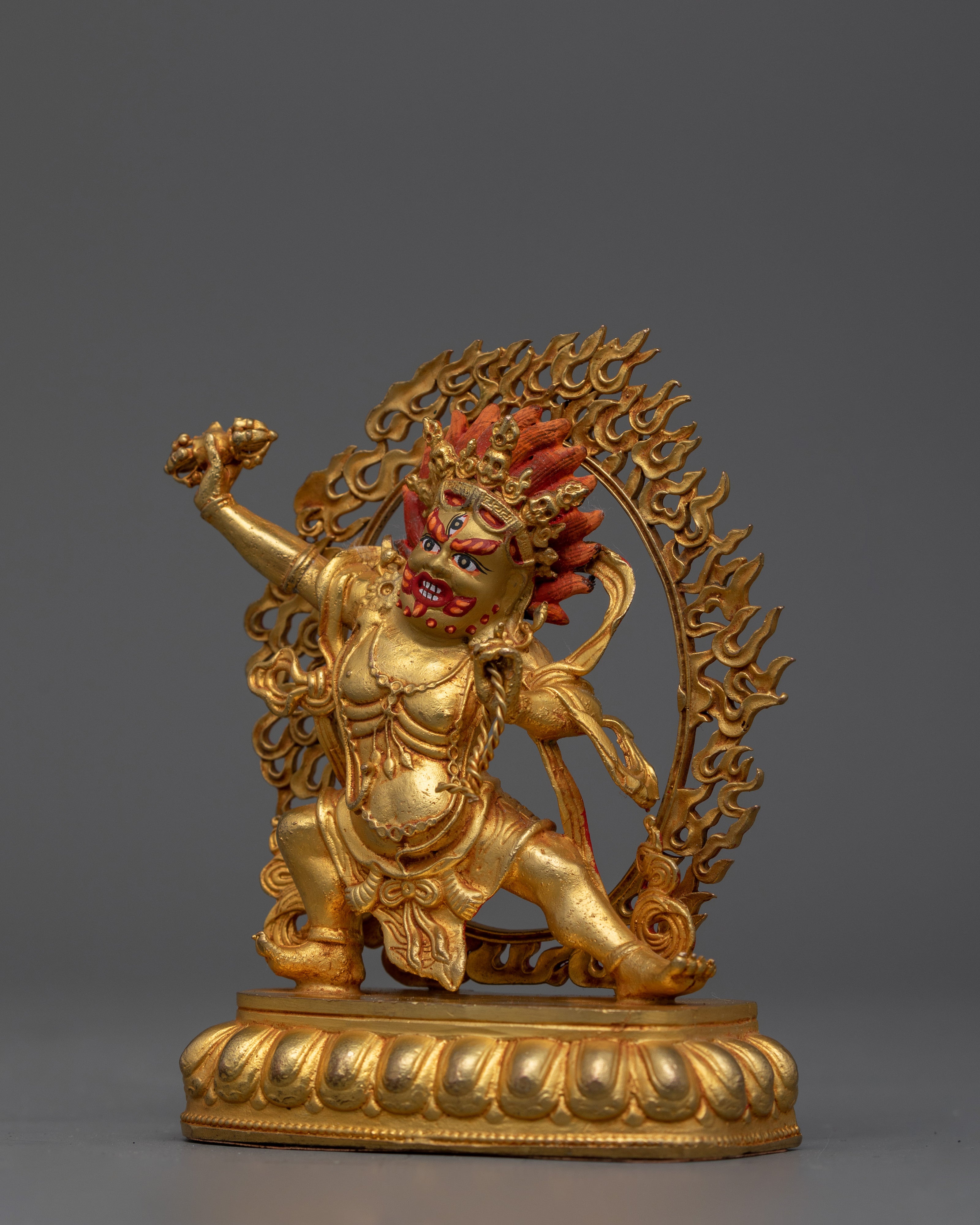 Spiritual Protector Chana Dorji "Vajrapani" Statue | Deity with Ability To Cut Through Ignorance