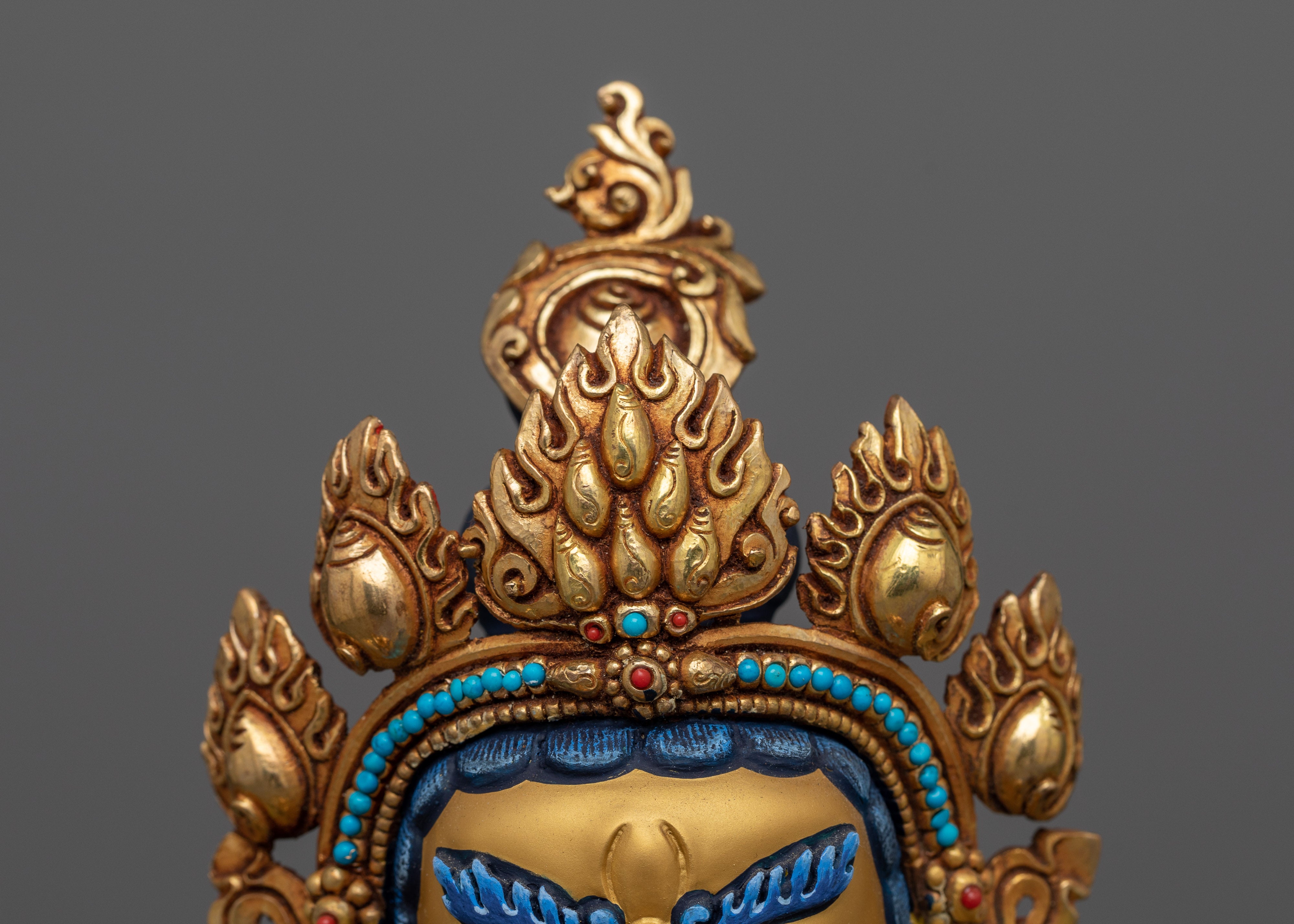Wealth Giving Deity Dzambhala Figure | Deity of fortune and wealth
