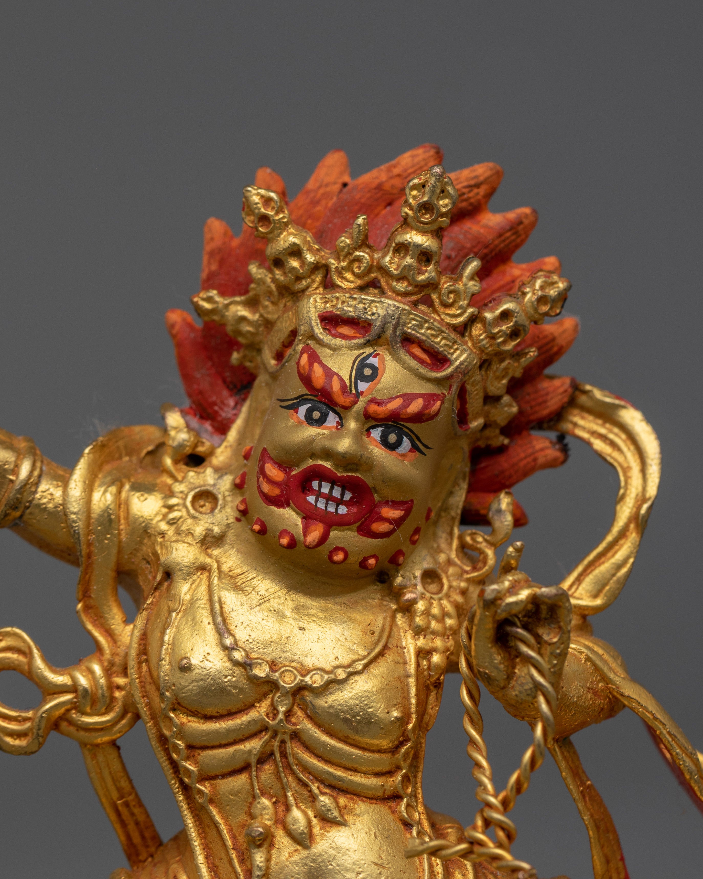 Spiritual Protector Chana Dorji "Vajrapani" Statue | Deity with Ability To Cut Through Ignorance