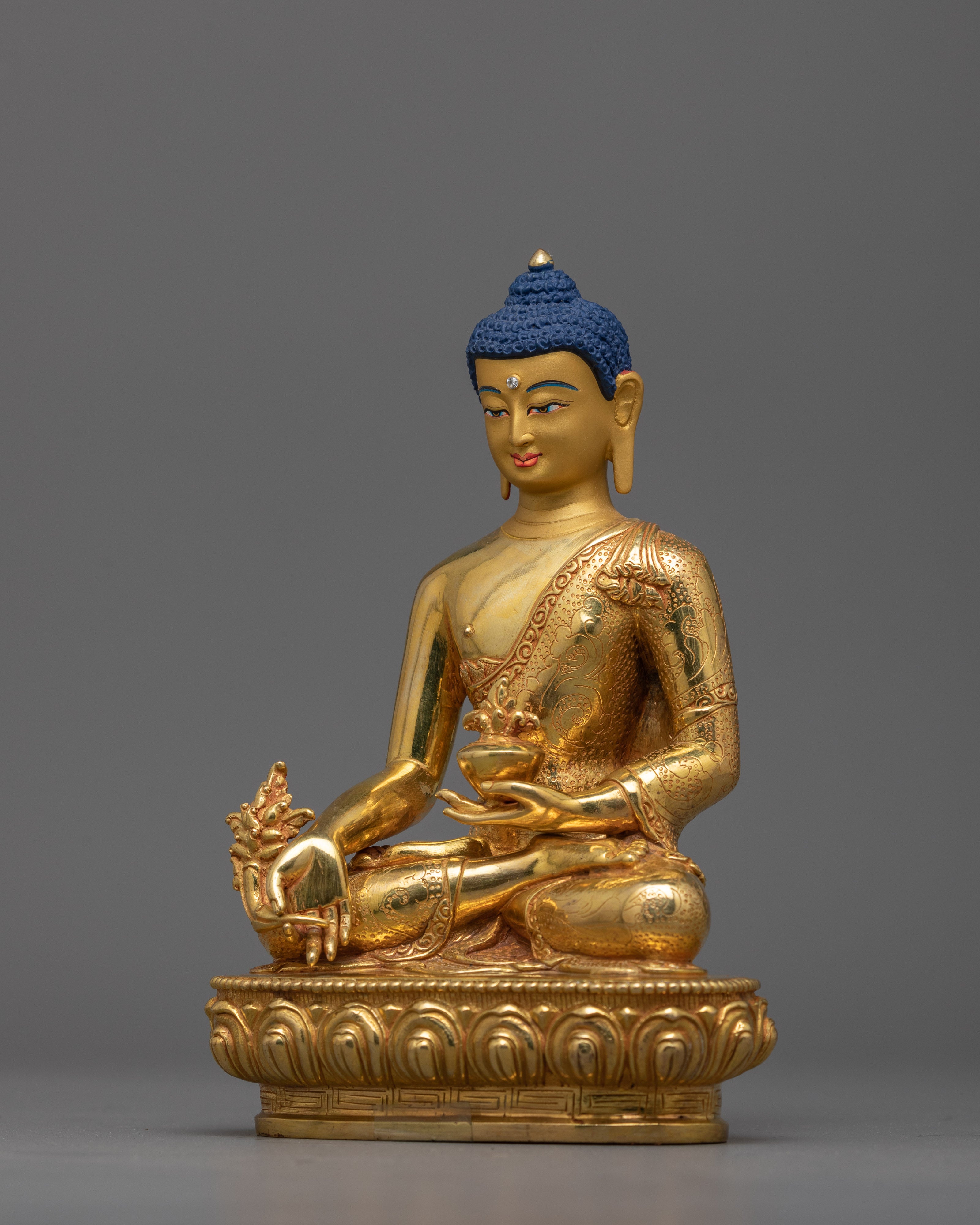 The Medicine Buddha Bhaisajyaguru Lapis Lazuli Light Statue | Empowering You to Heal