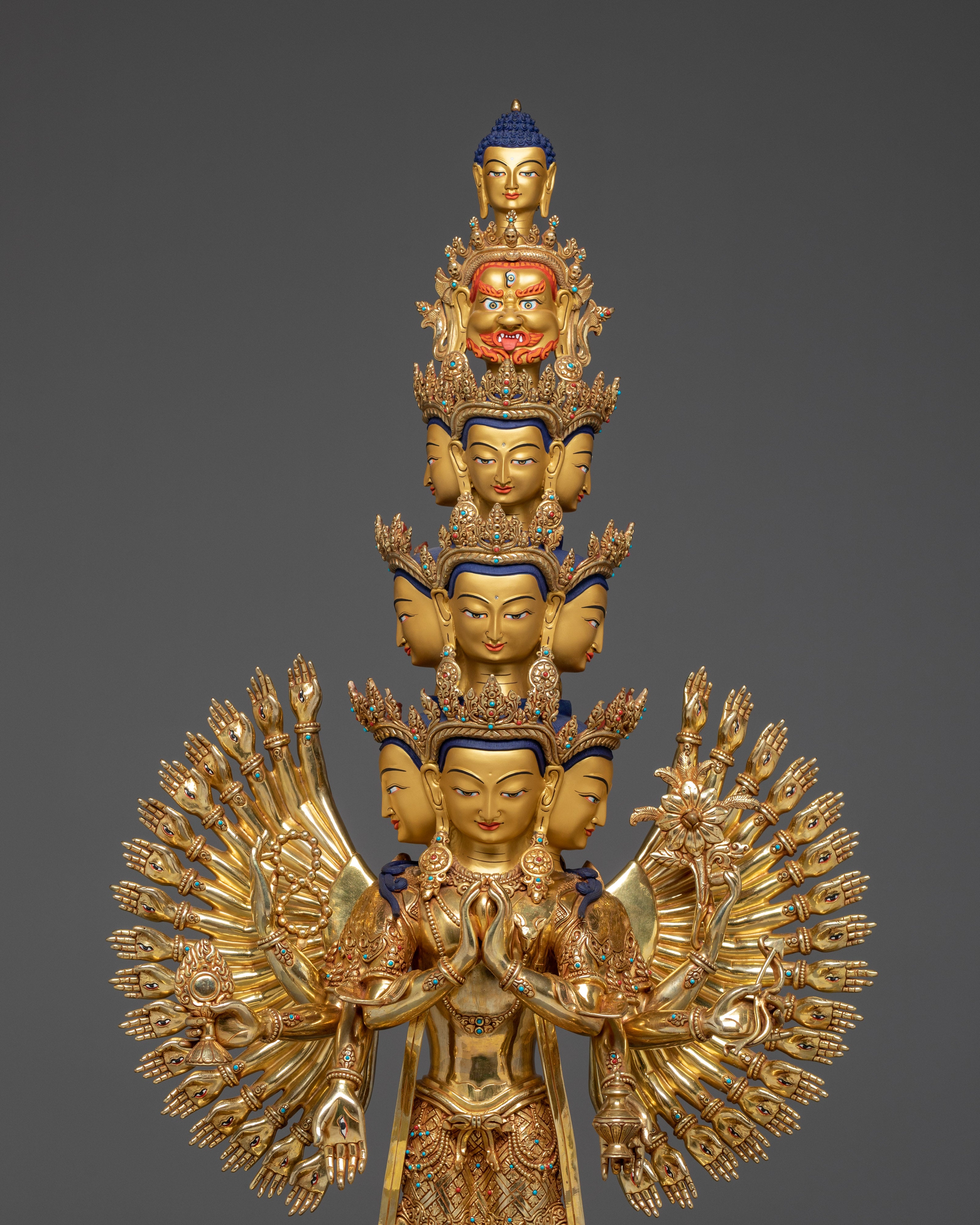 Thousand Armed Chenrezig Statue: Bodhisattva of Compassion