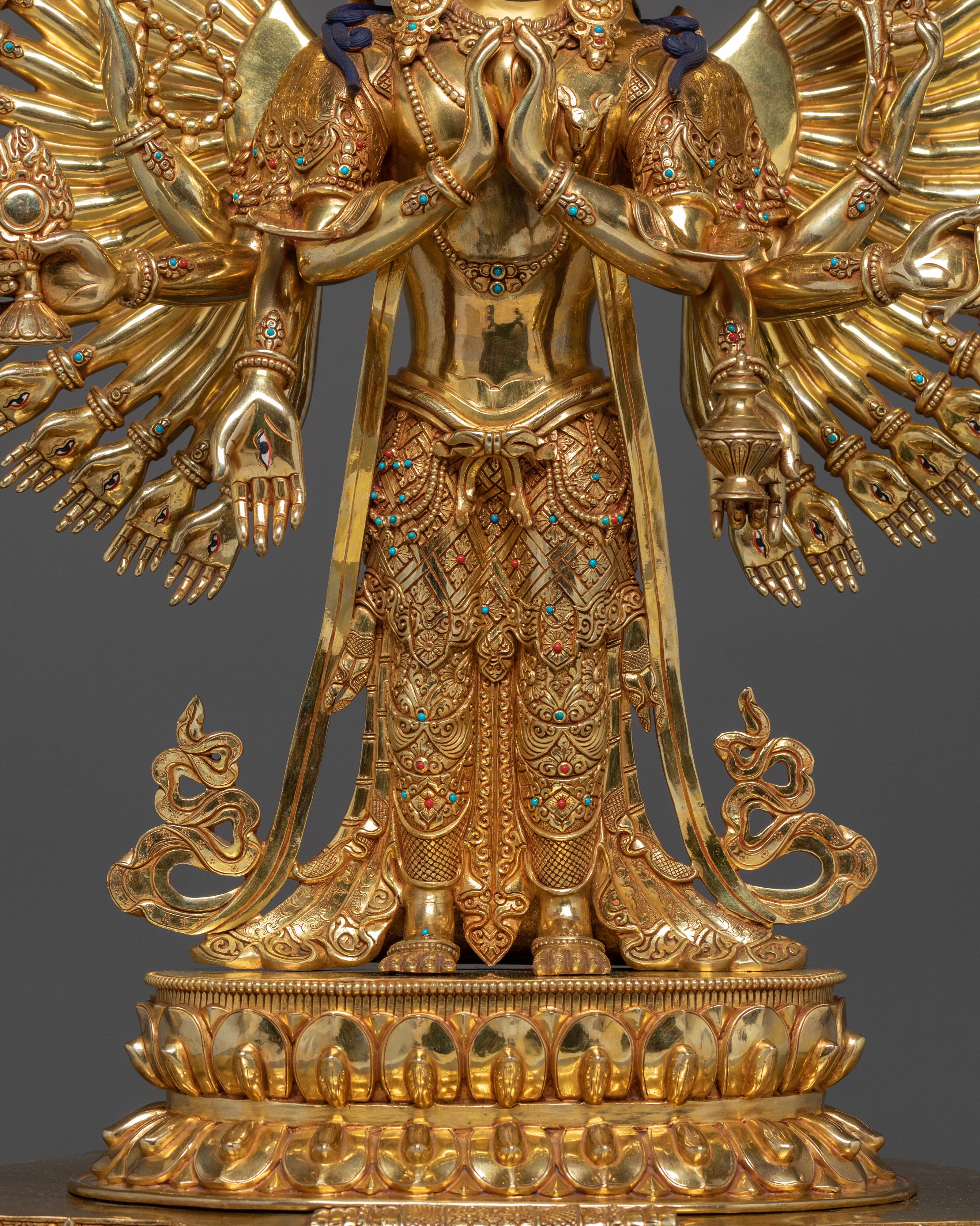 Thousand Armed Chenrezig Statue: Bodhisattva of Compassion