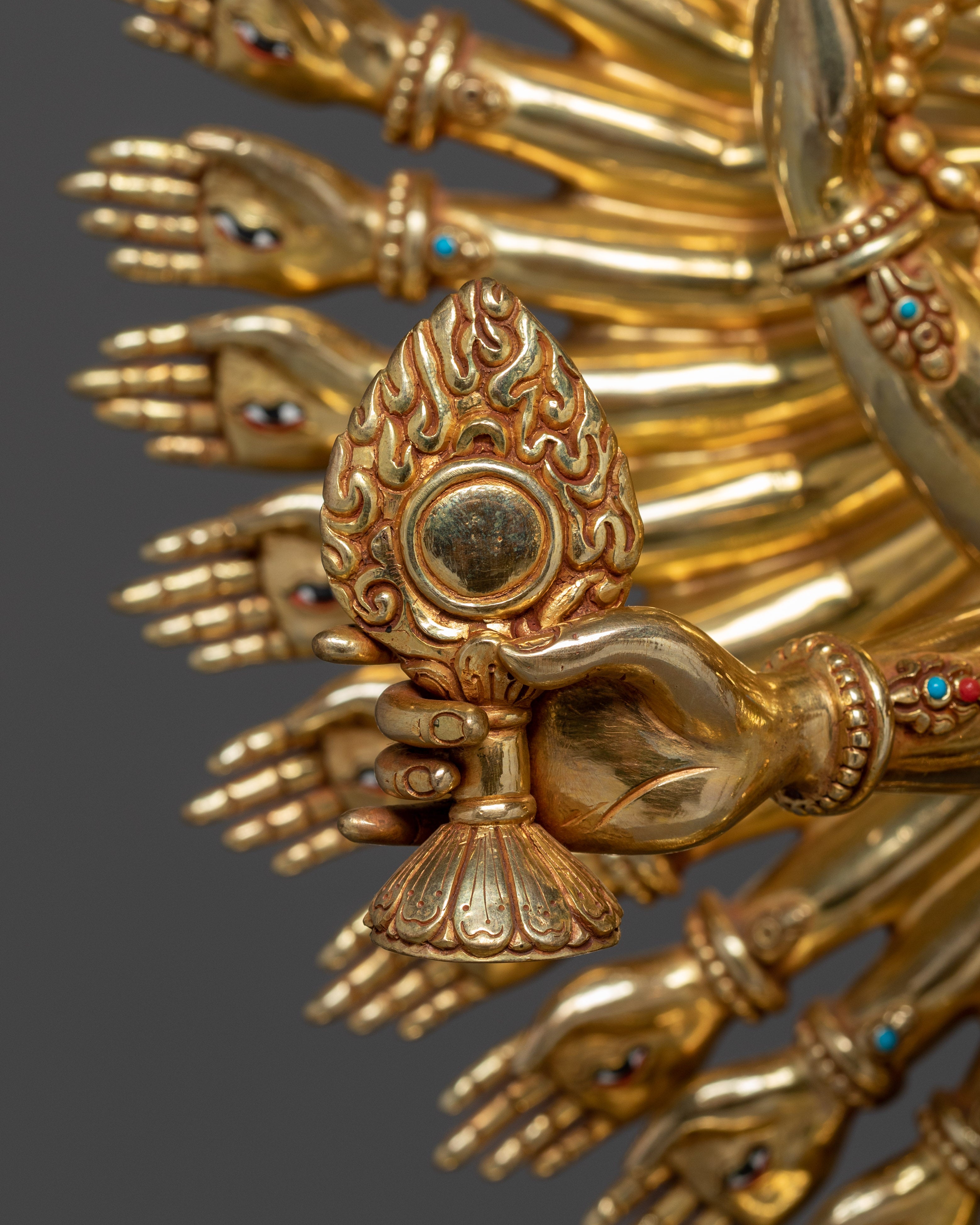 Thousand Armed Chenrezig Statue: Bodhisattva of Compassion