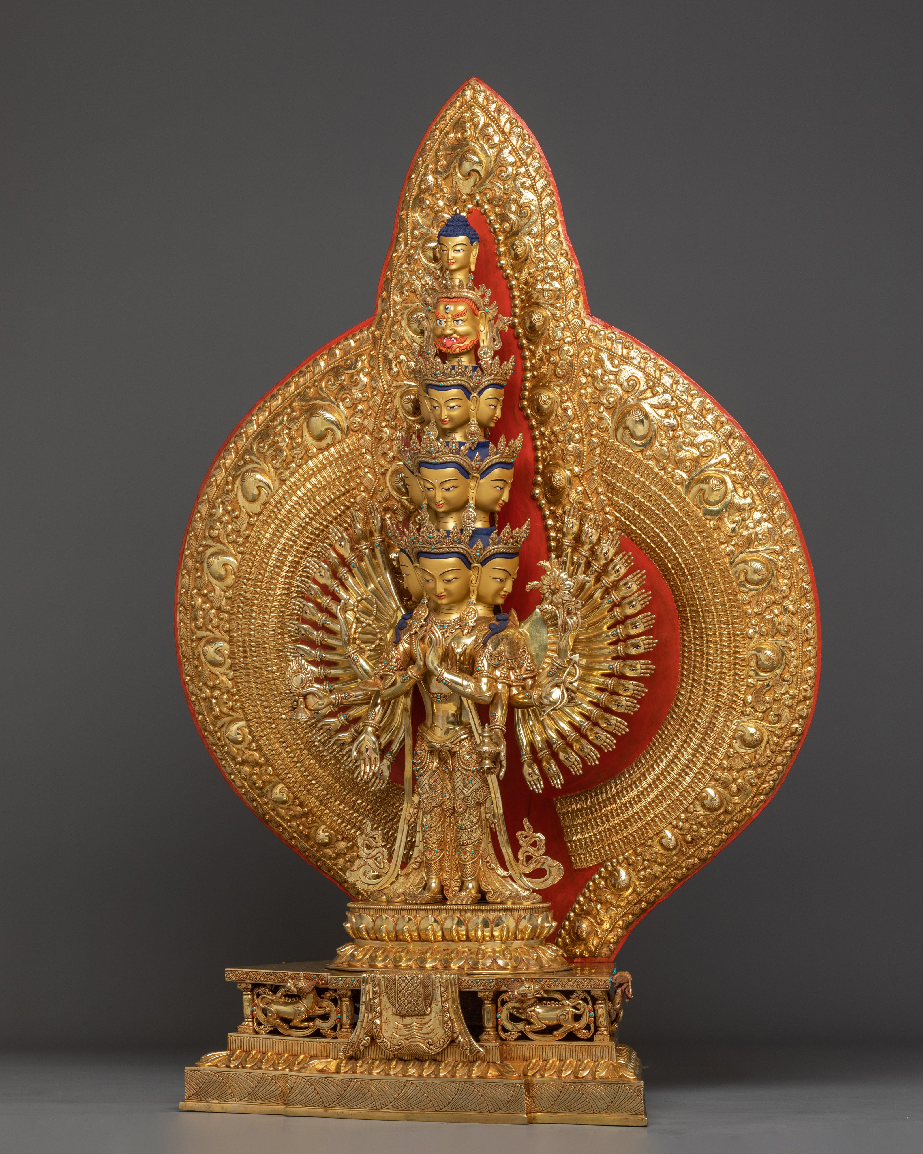 Thousand Armed Chenrezig Statue: Bodhisattva of Compassion