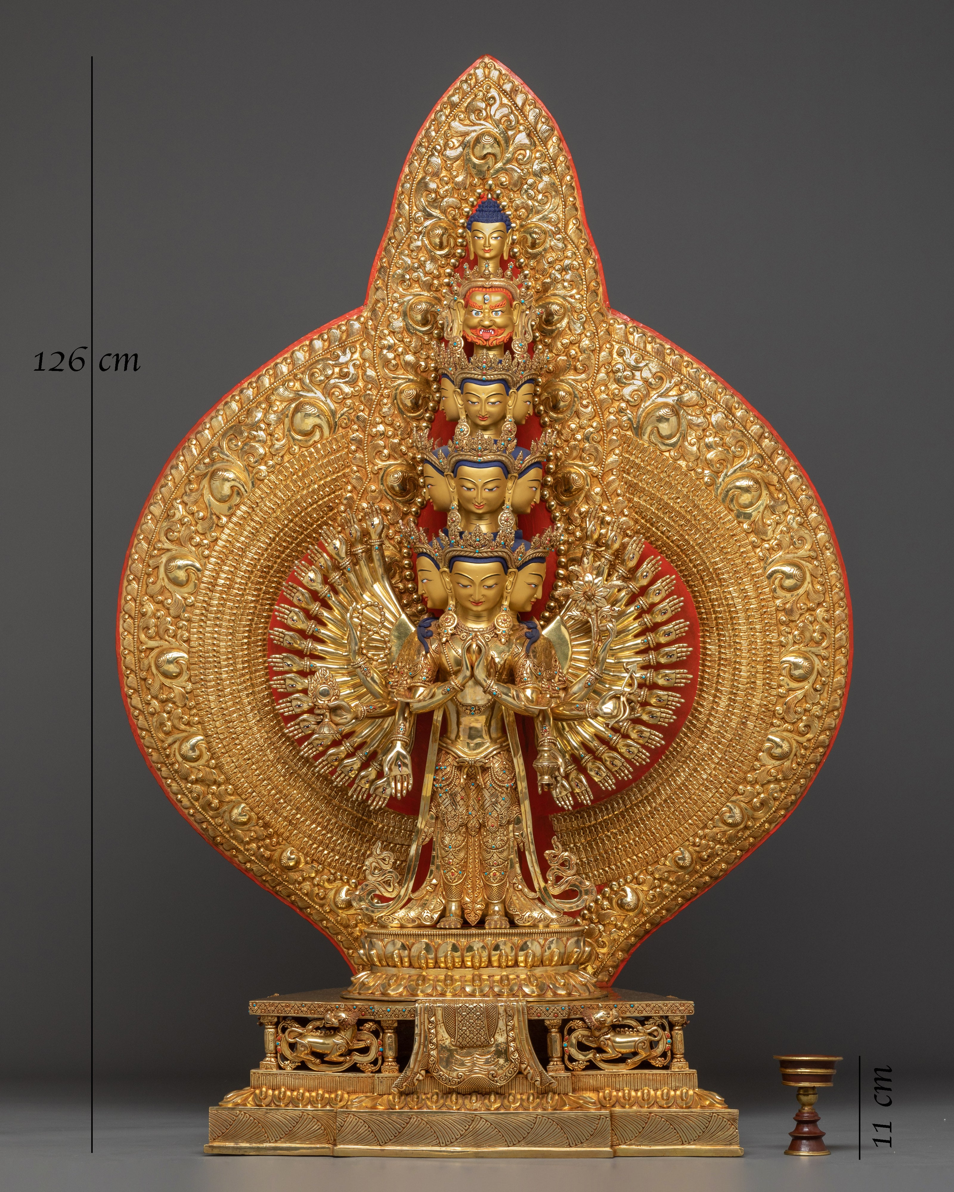 Thousand Armed Chenrezig Statue: Bodhisattva of Compassion