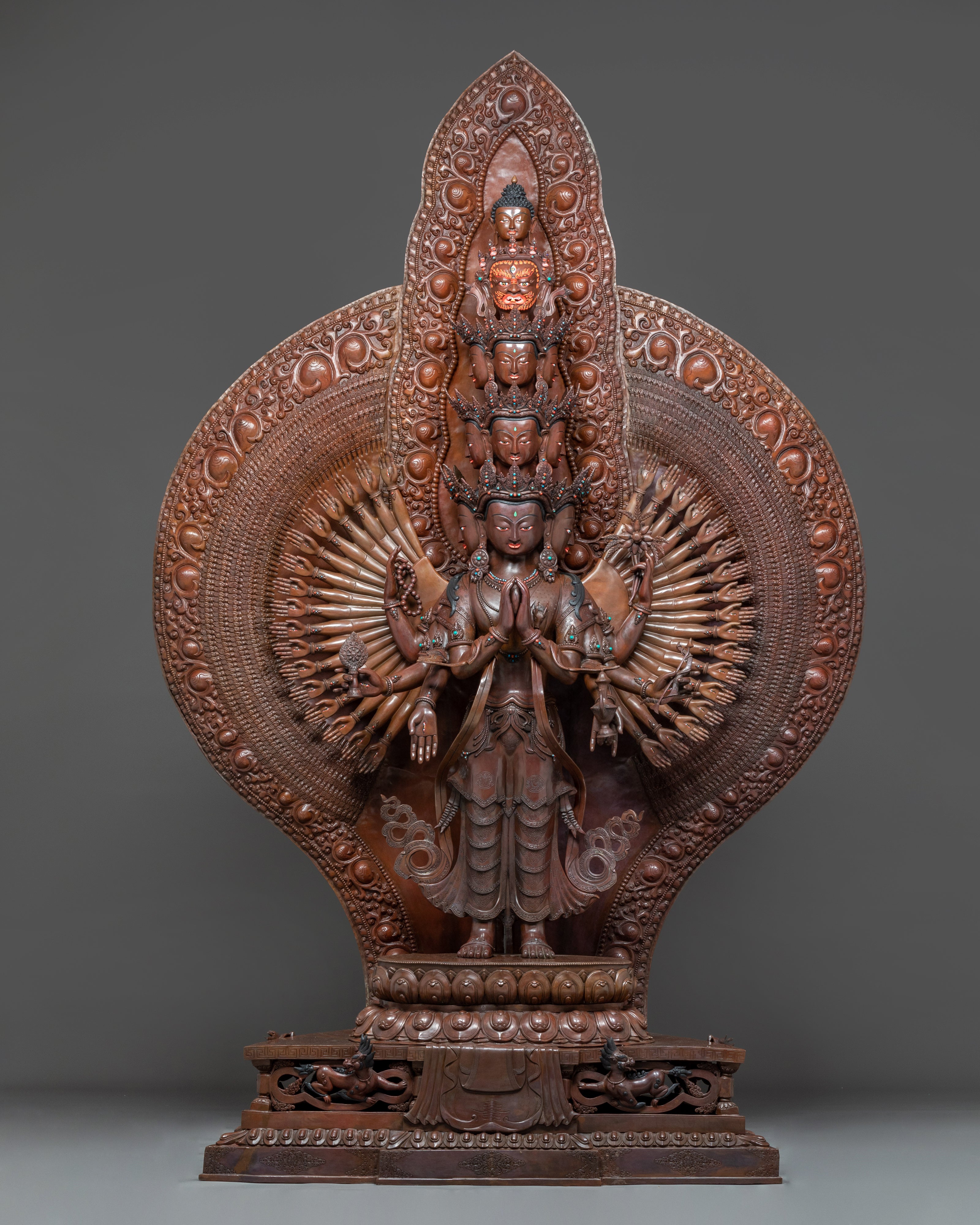 1000 Armed Chenrezig Art, Buddhist Protector Deity