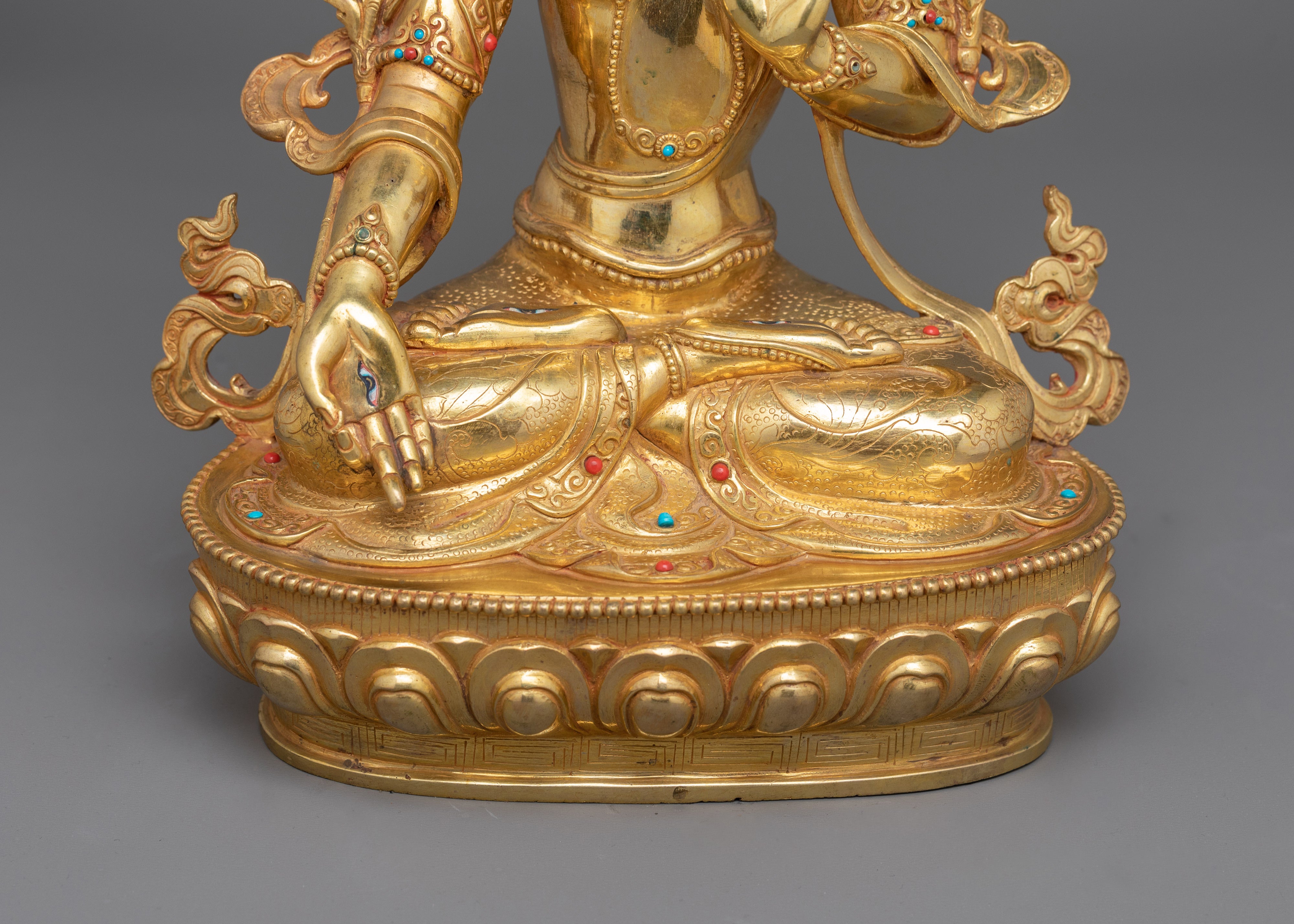 The Buddhist Deity White Tara Statue | Goddess of Compassion and Love
